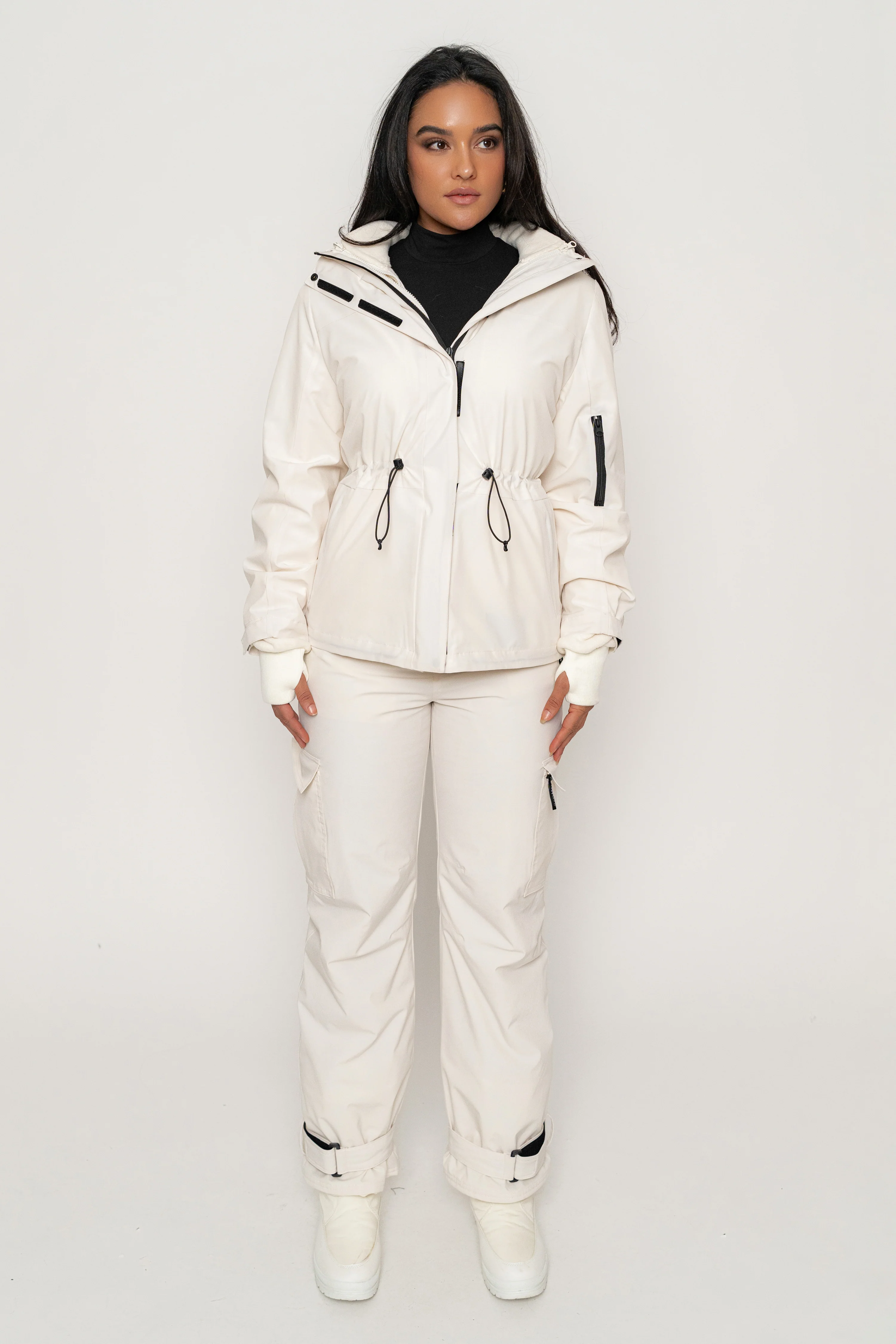 Ivory Snowfall Ski Pants - Image 4