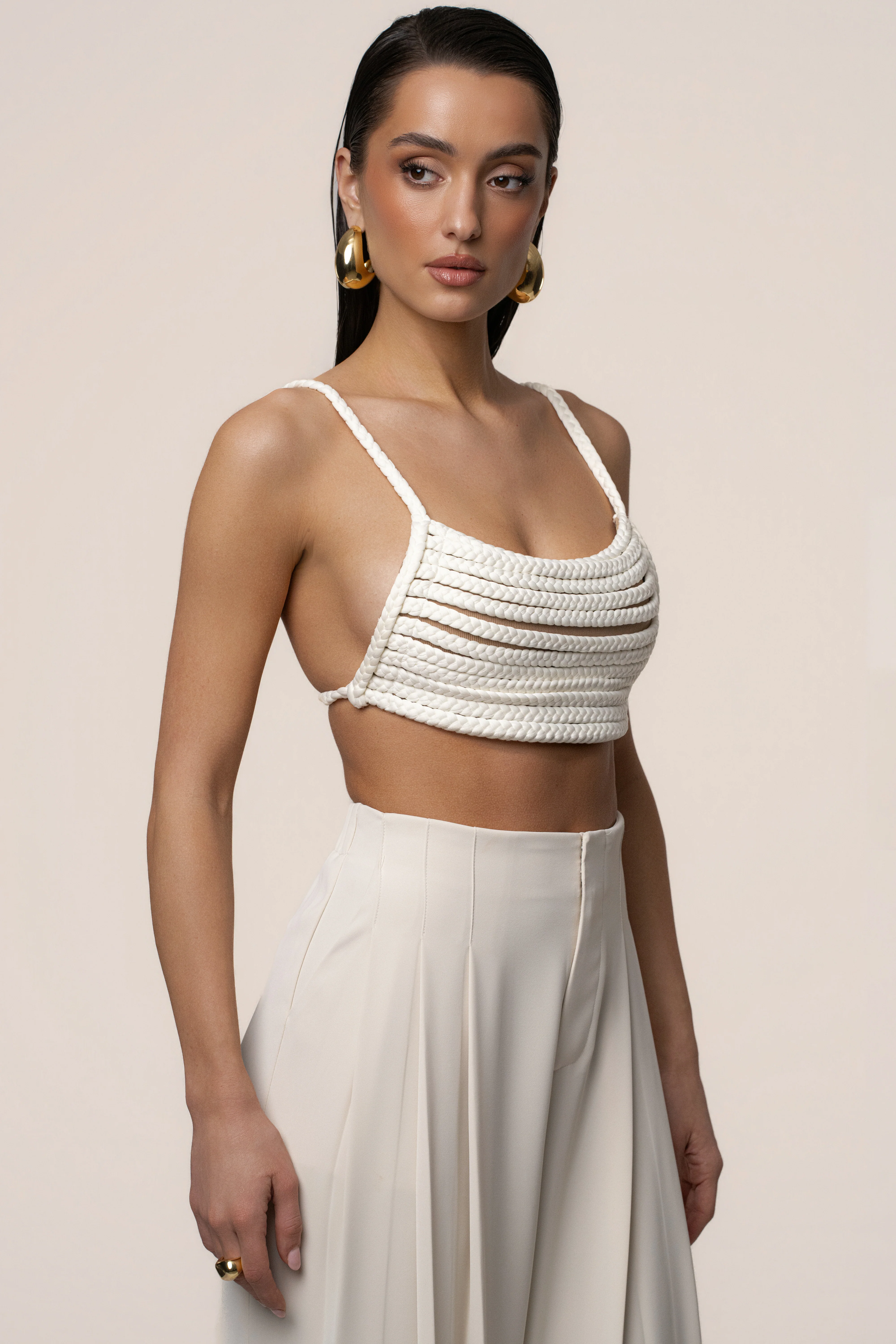 Ivory Sofie Braided Top - Image 12
