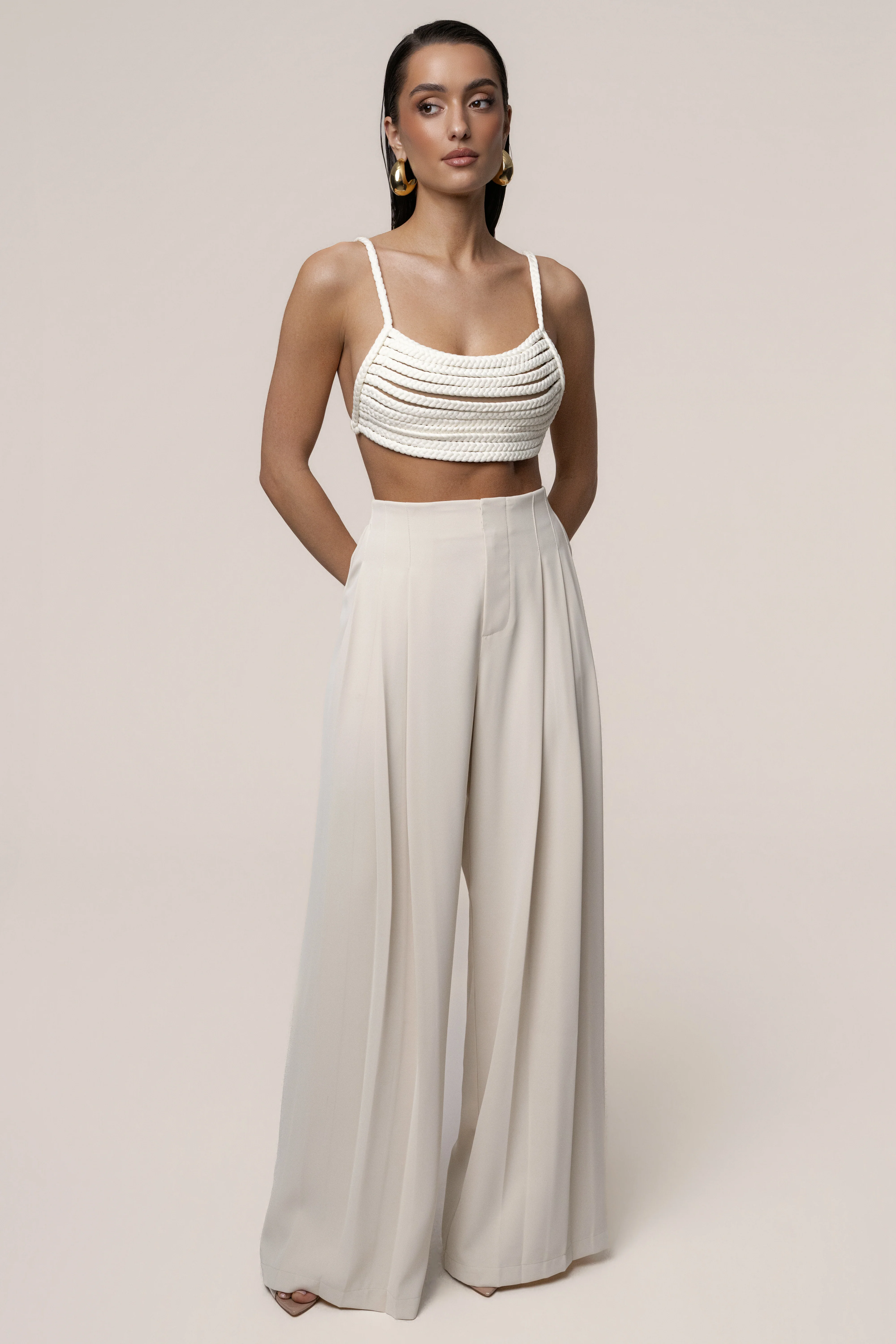 Ivory Sofie Braided Top - Image 15