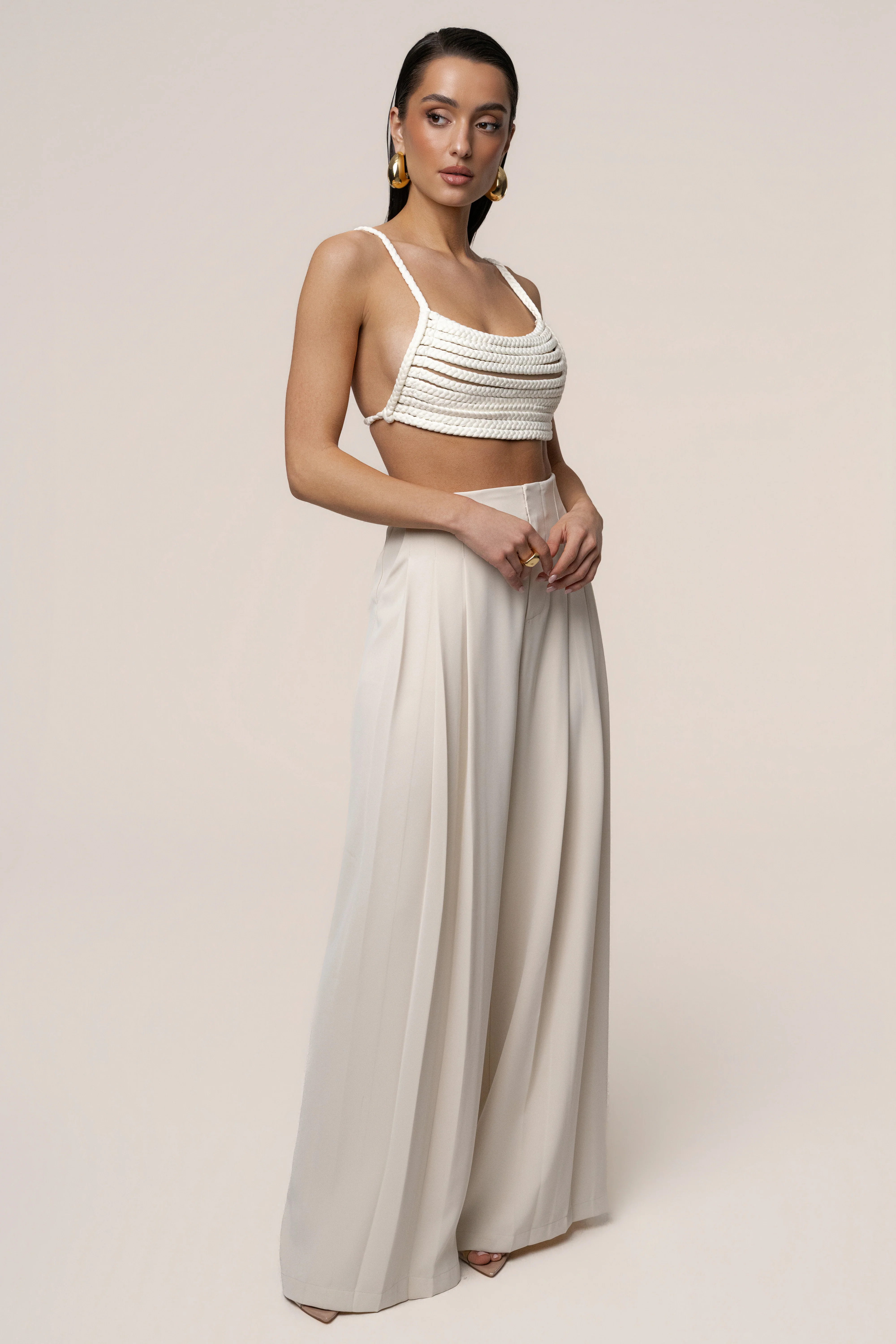 Ivory Sofie Braided Top - Image 5
