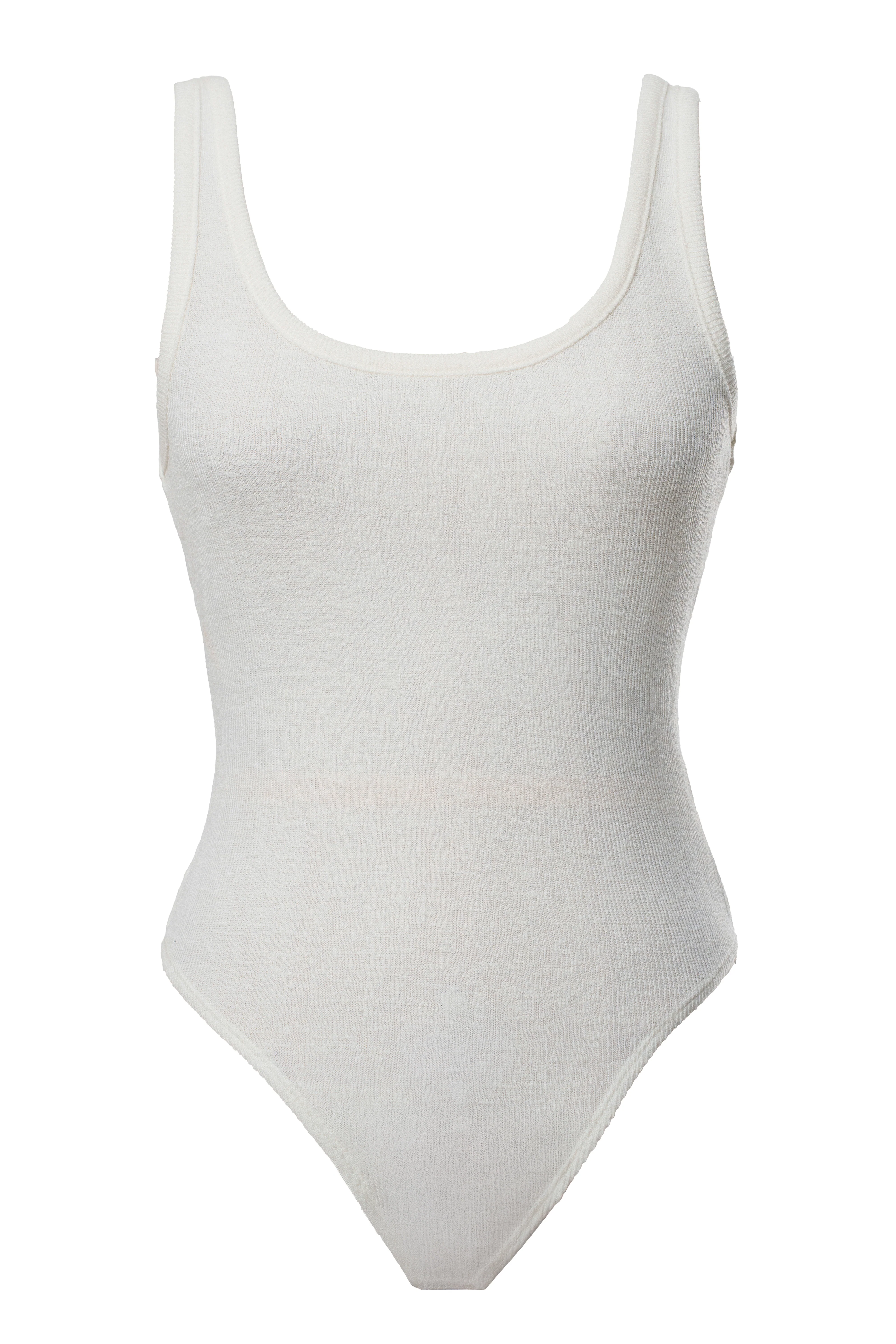 Ivory The Basis Knit Bodysuit - Image 2