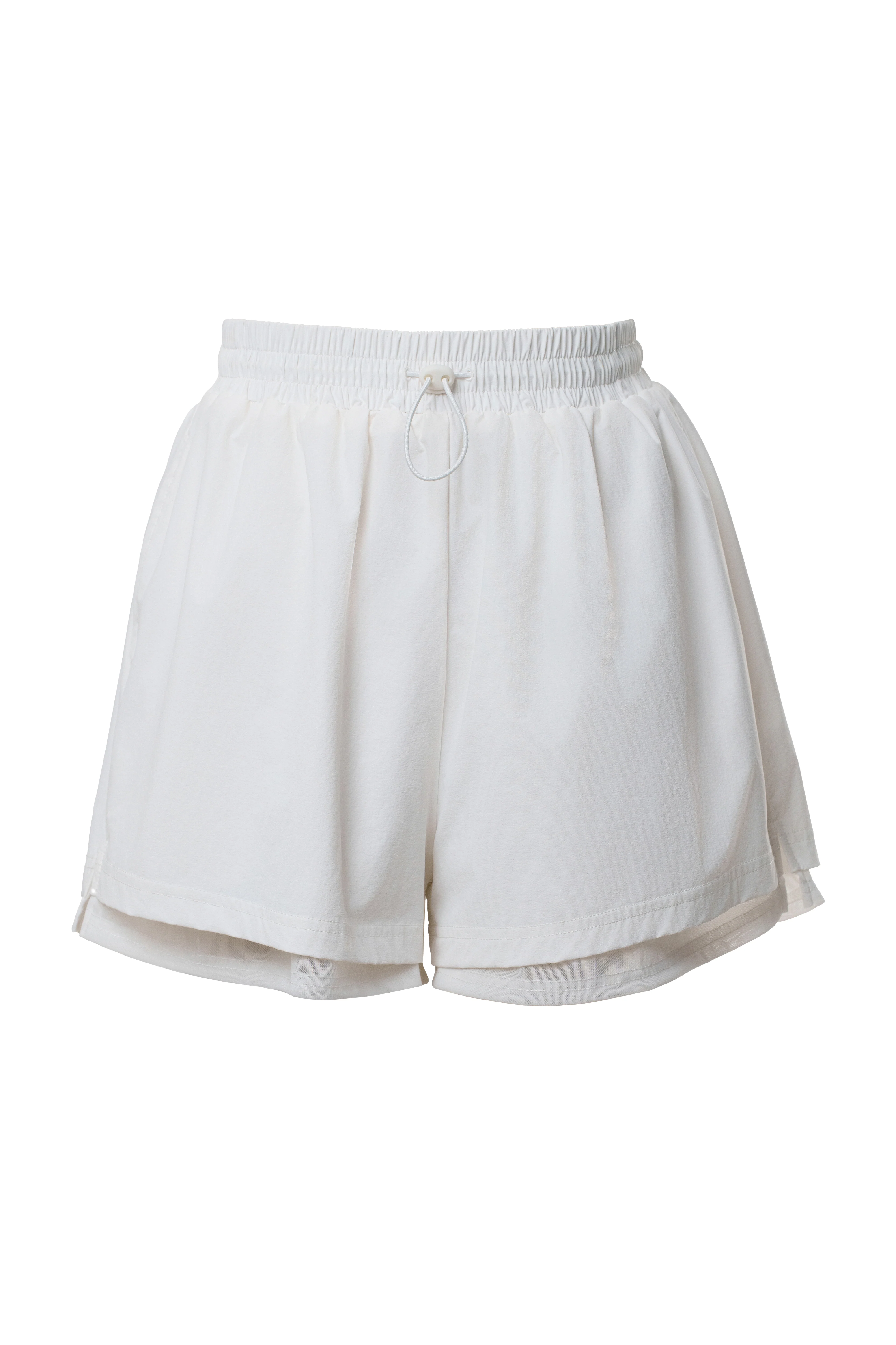 Ivory Velocity Nylon Shorts - Image 3
