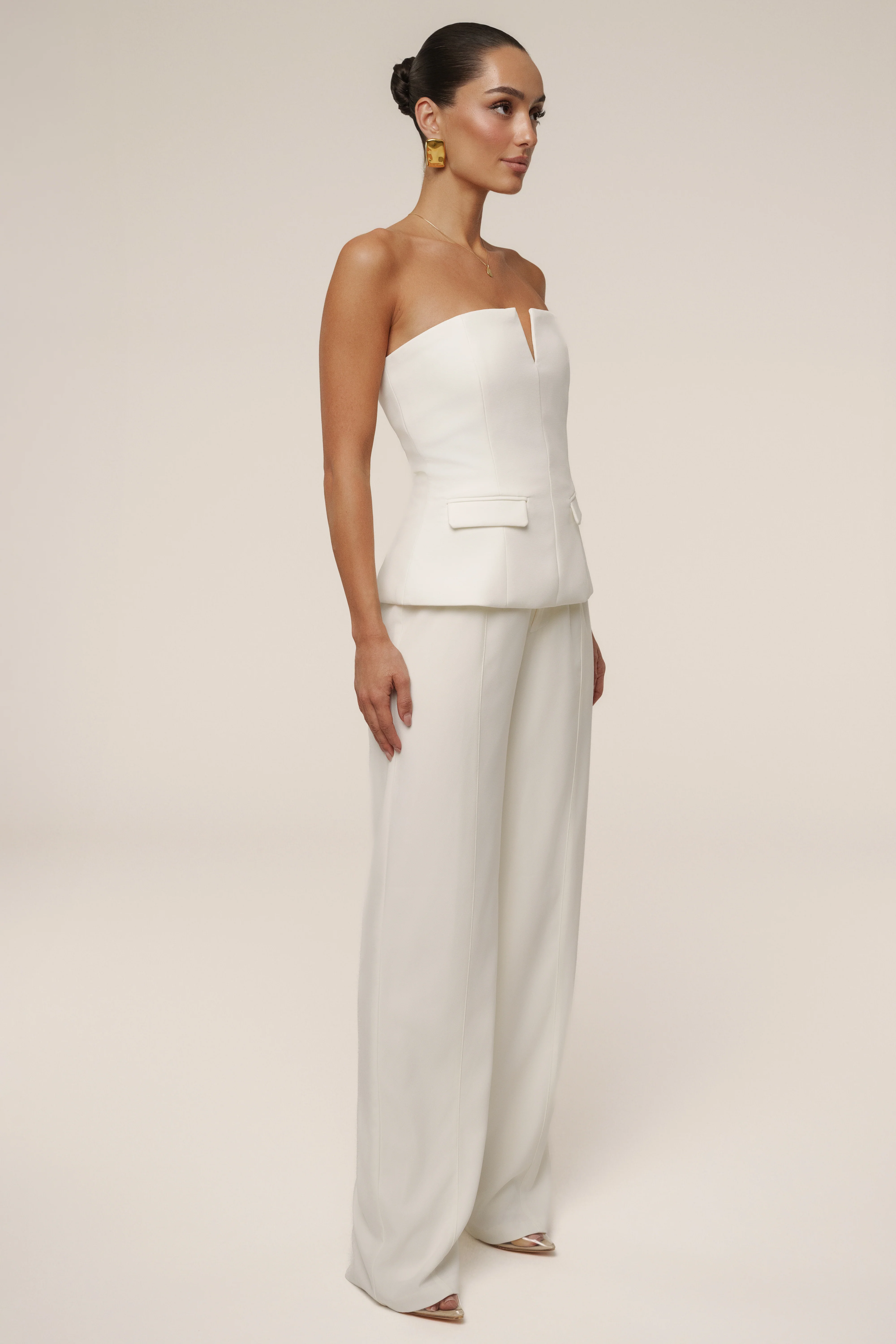 Ivory Vienna Strapless Top - Image 5
