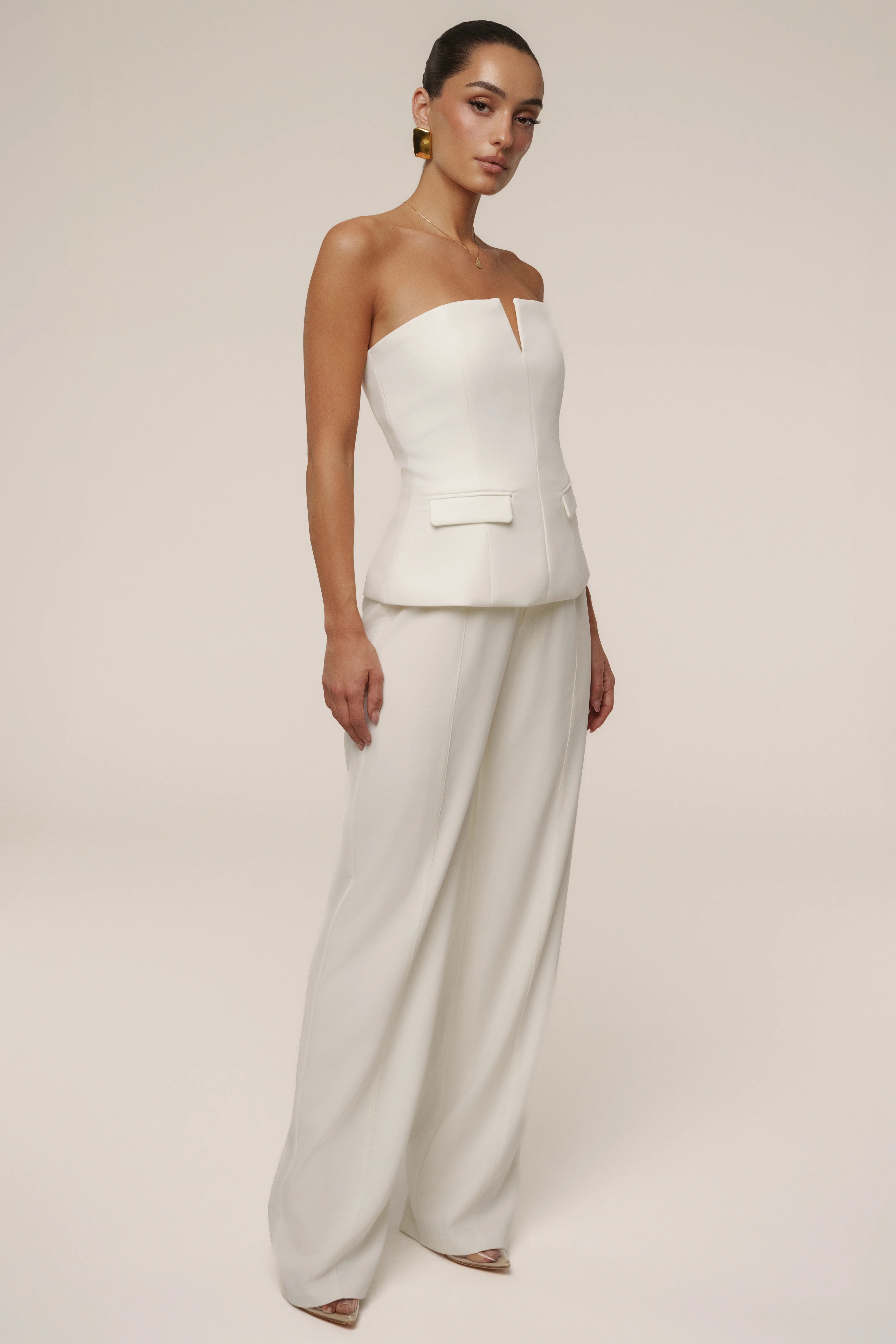Ivory Vienna Strapless Top - Image 7