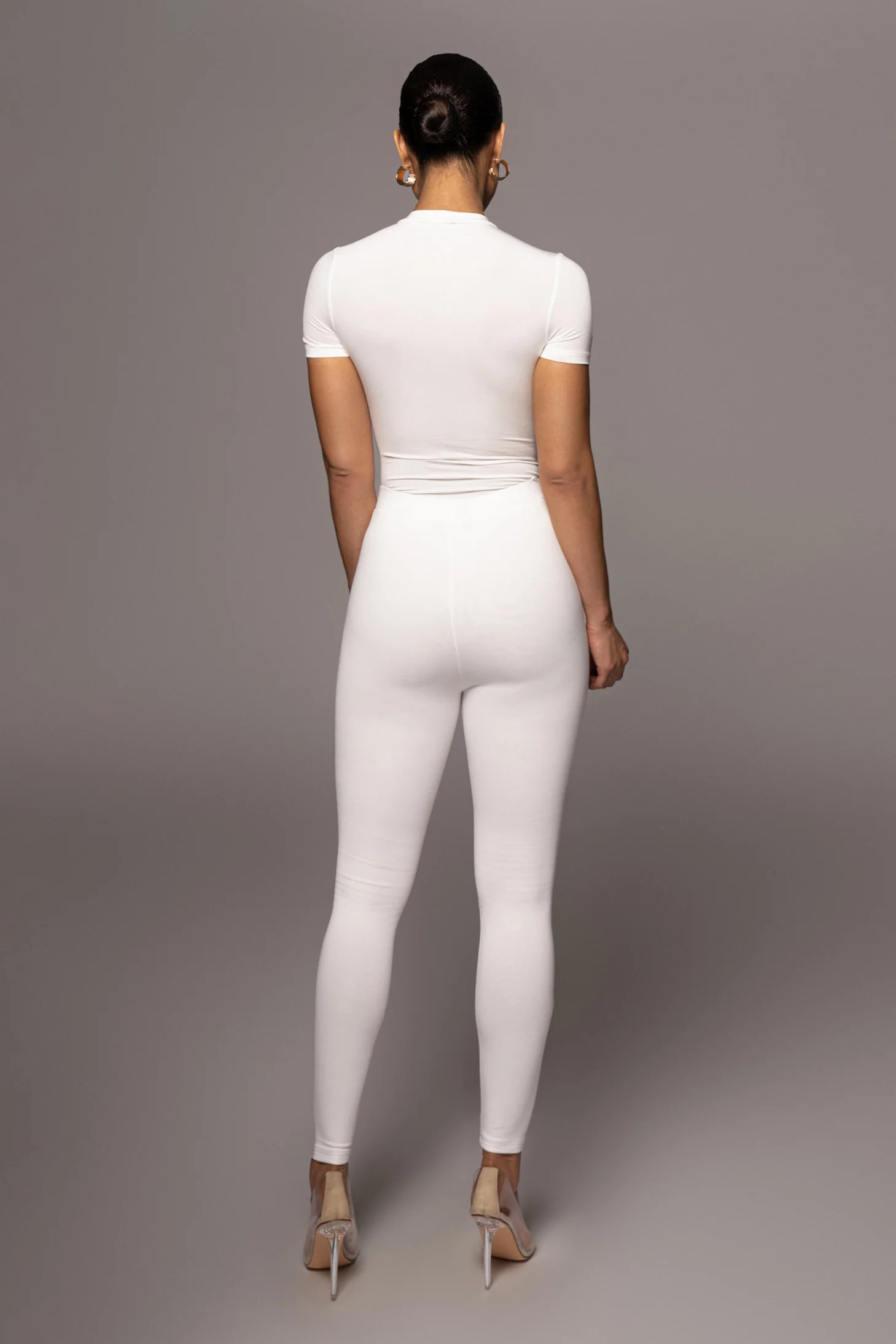 Jluxbasix White Soft Leggings - Image 8