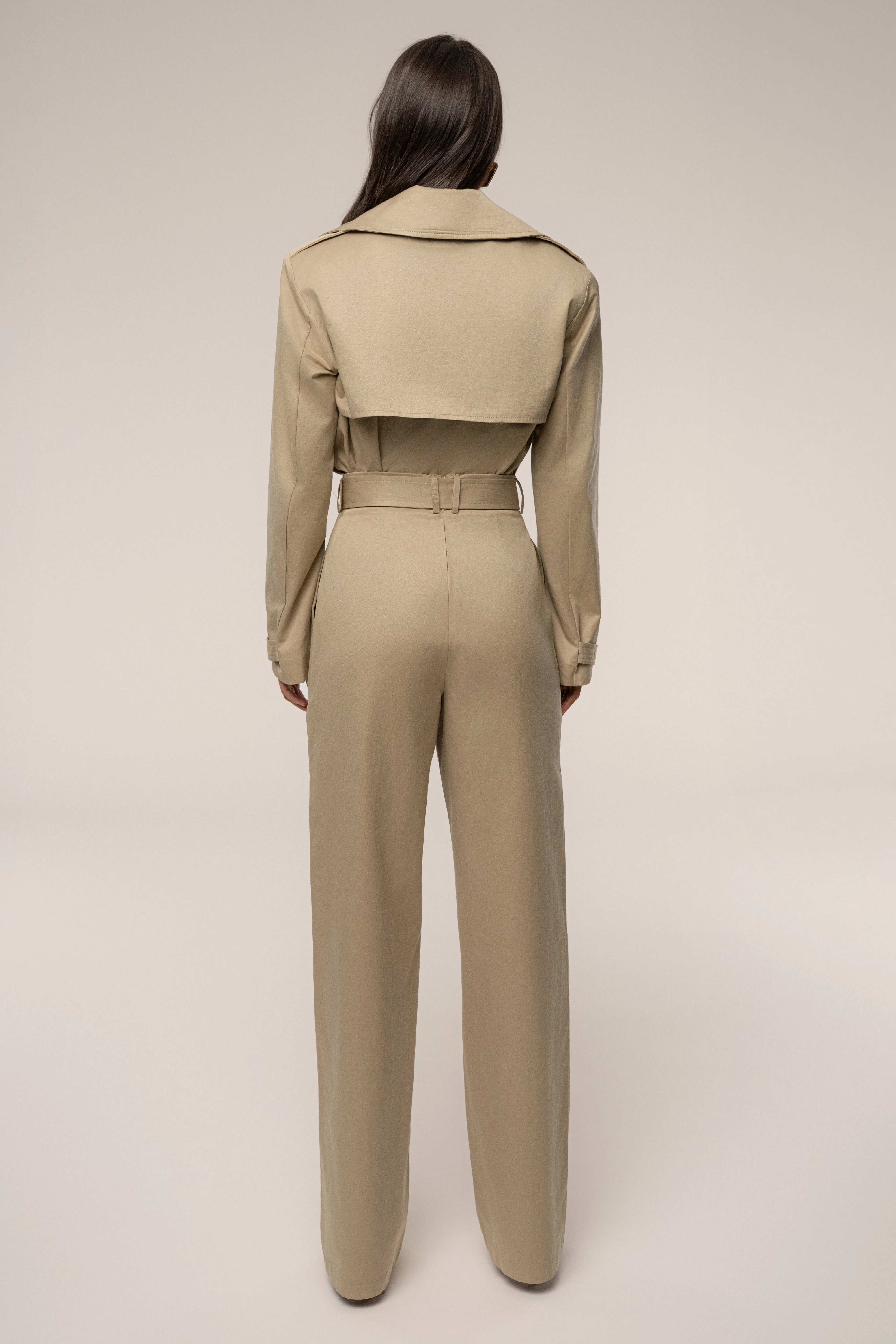 KhaKi Uncharted Belted Trouser - Image 11
