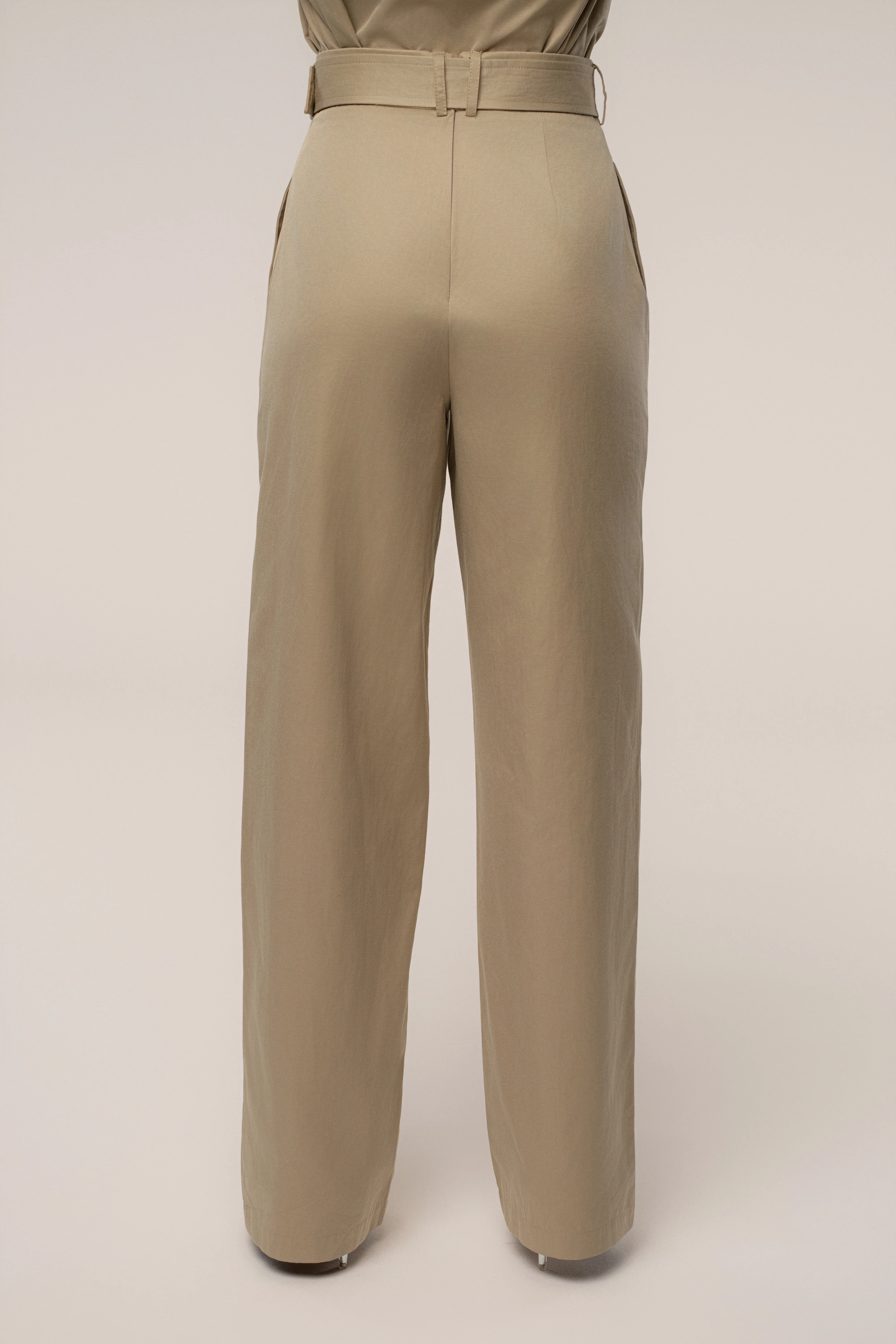 KhaKi Uncharted Belted Trouser - Image 13