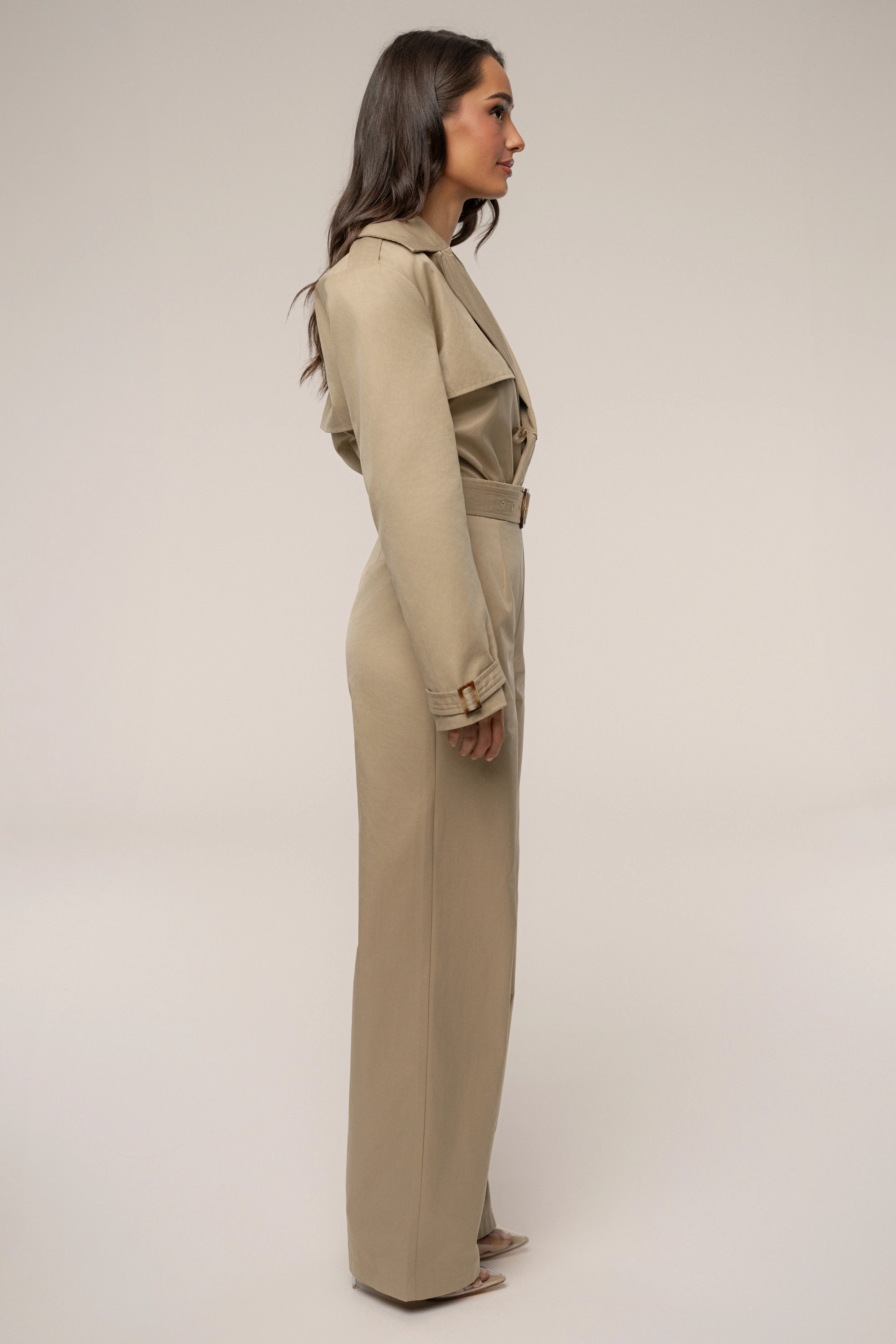 KhaKi Uncharted Belted Trouser - Image 8