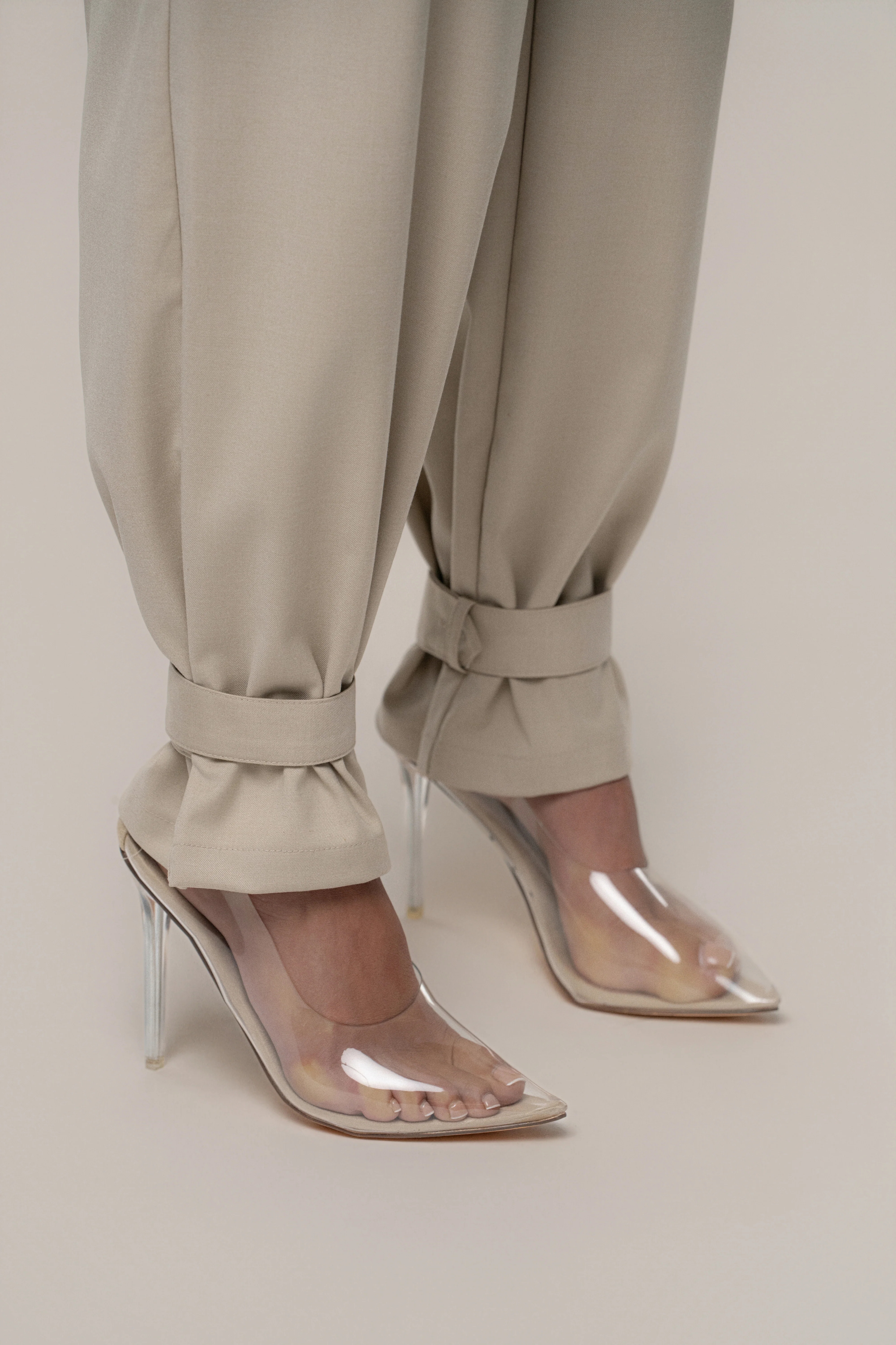 Khaki Autumn Flow Cargo Pants - Image 6
