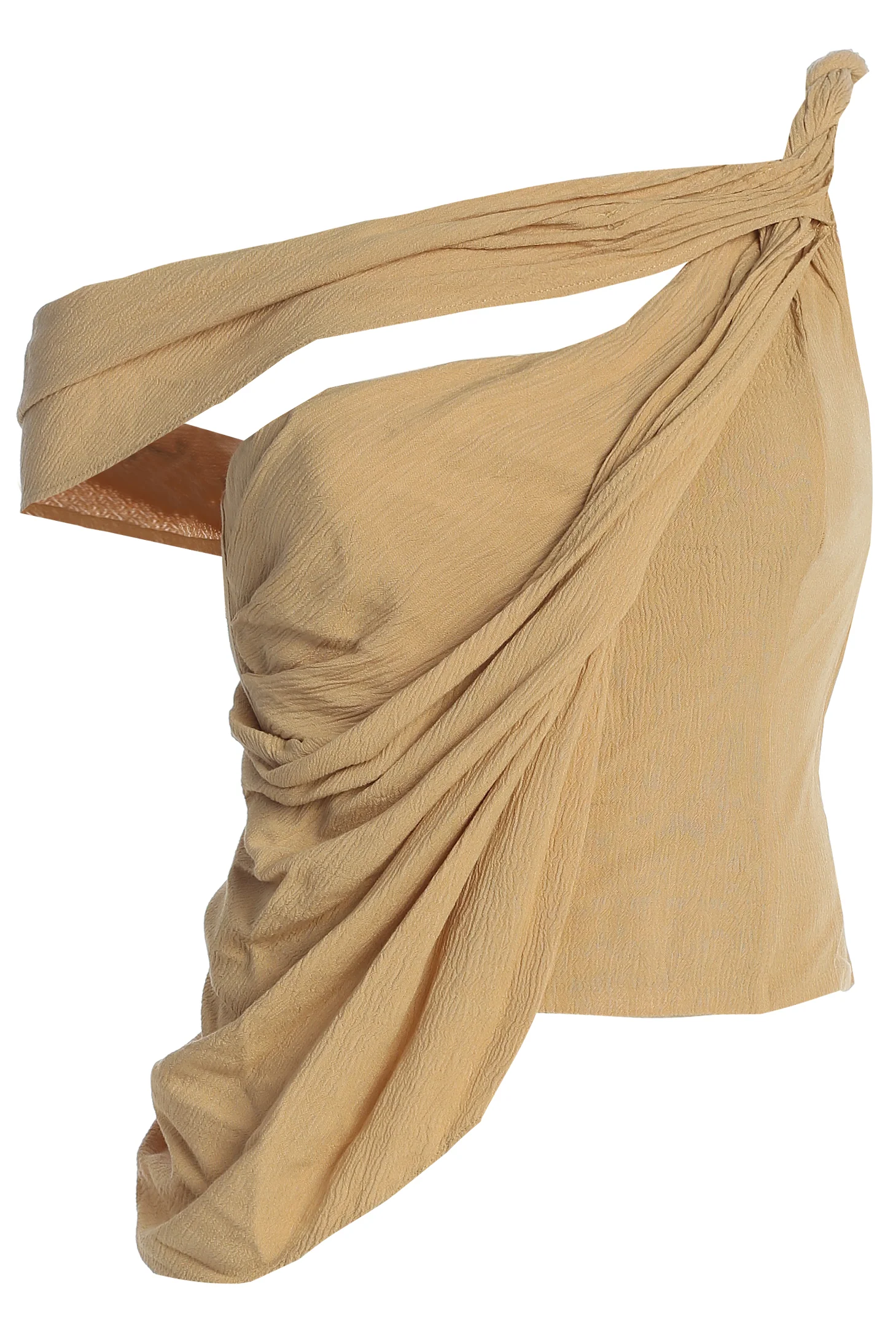 Khaki Diosa Drape Top - Image 2
