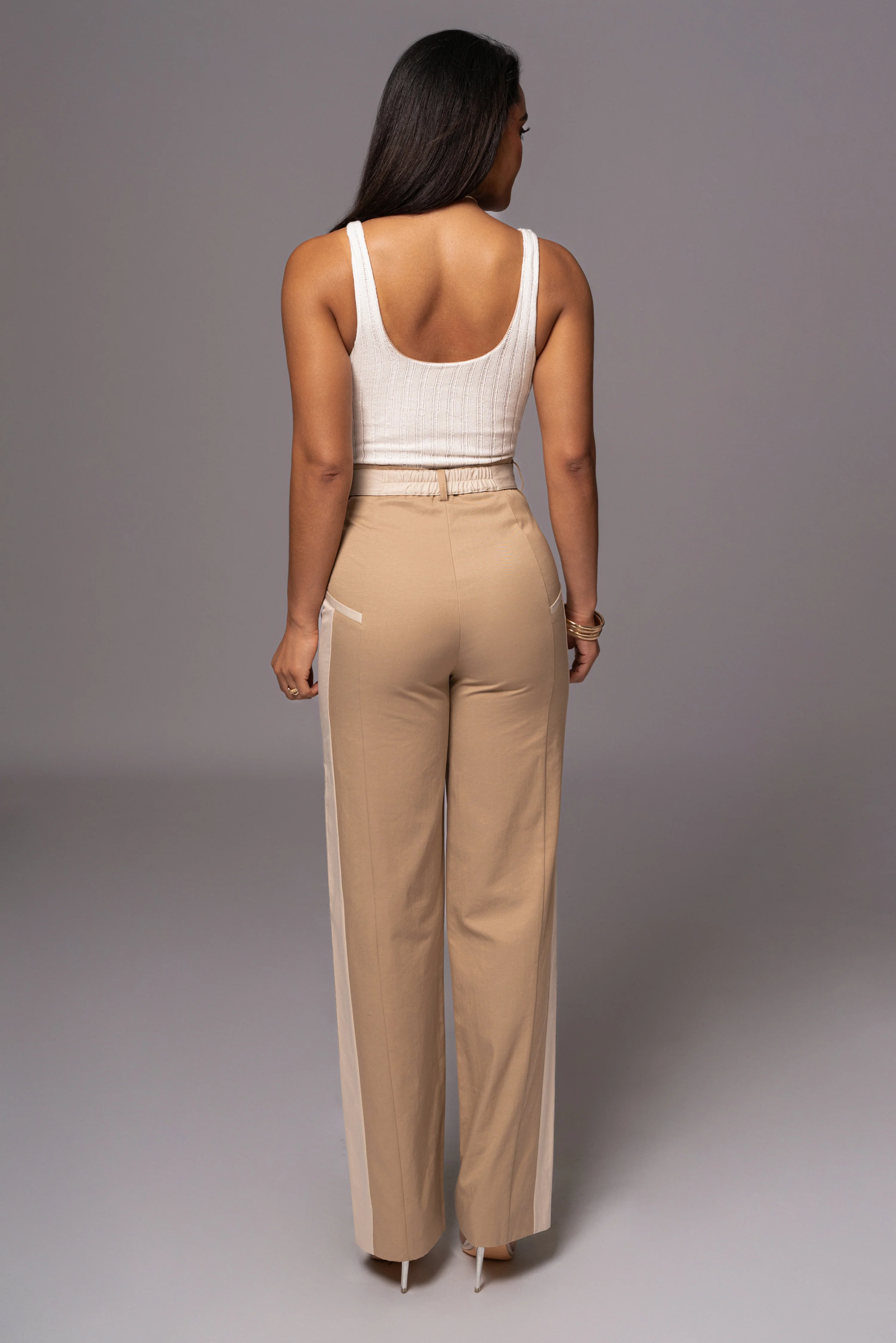 Khaki For The Moment Pants - Image 23