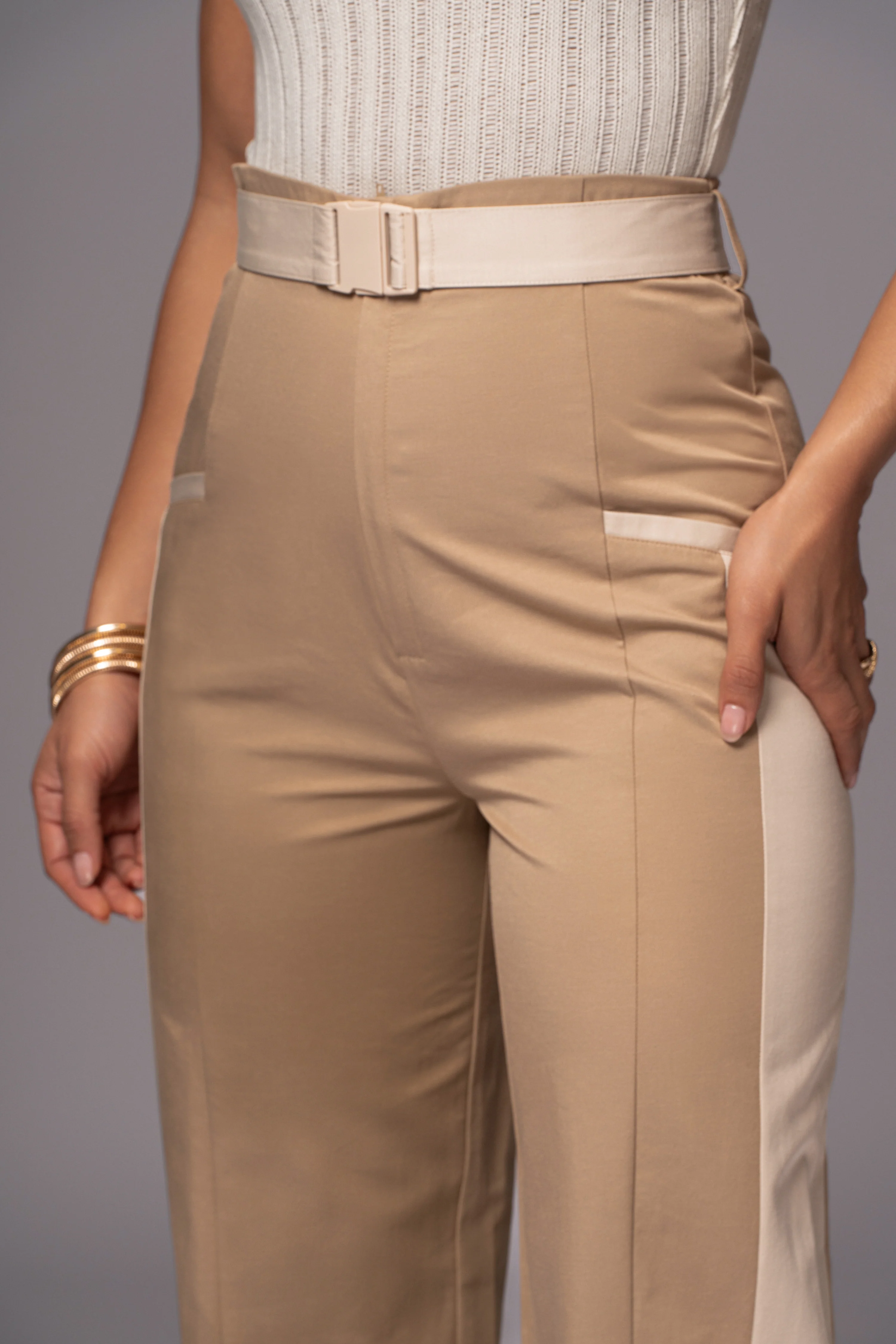 Khaki For The Moment Pants - Image 4