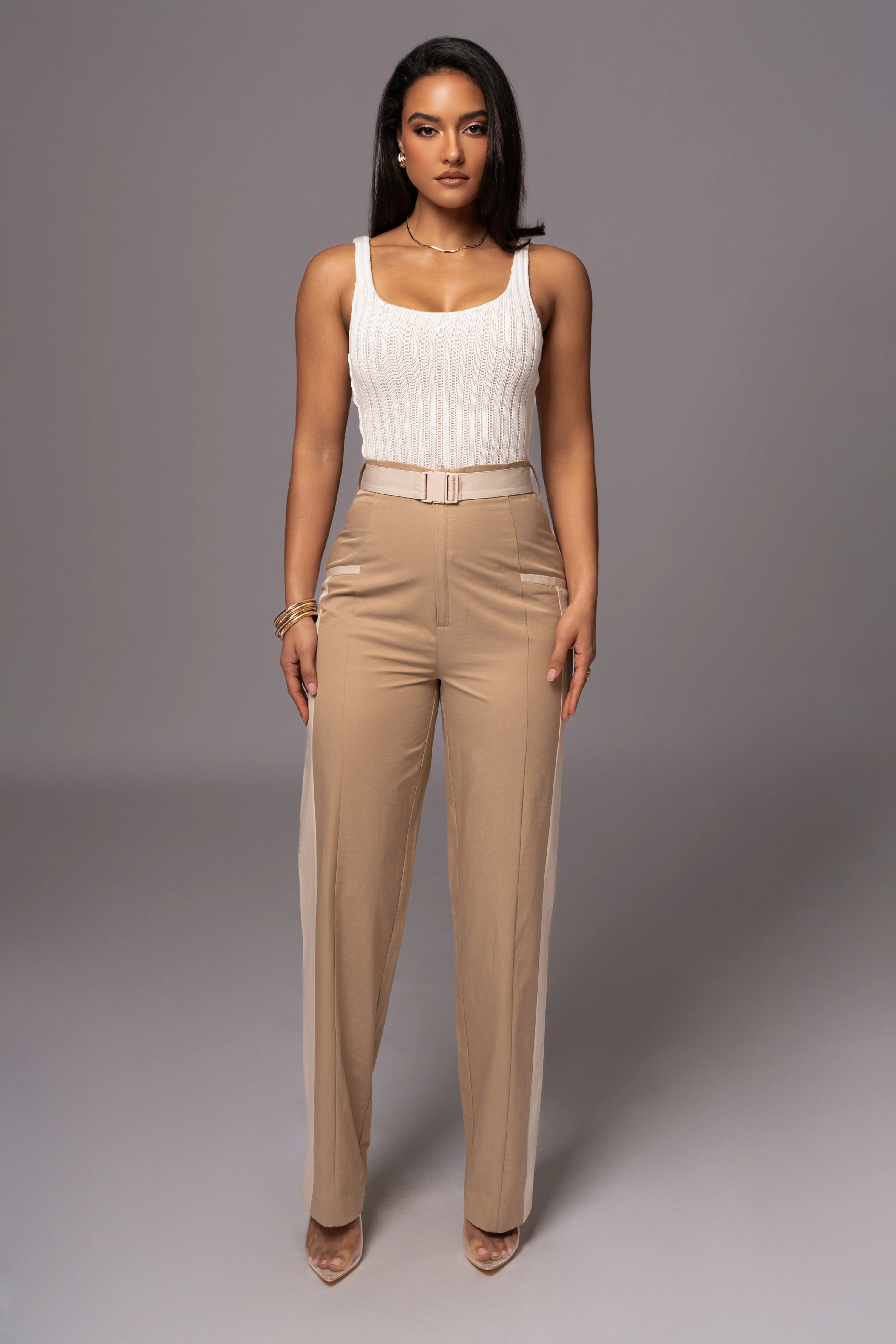 Khaki For The Moment Pants - Image 5