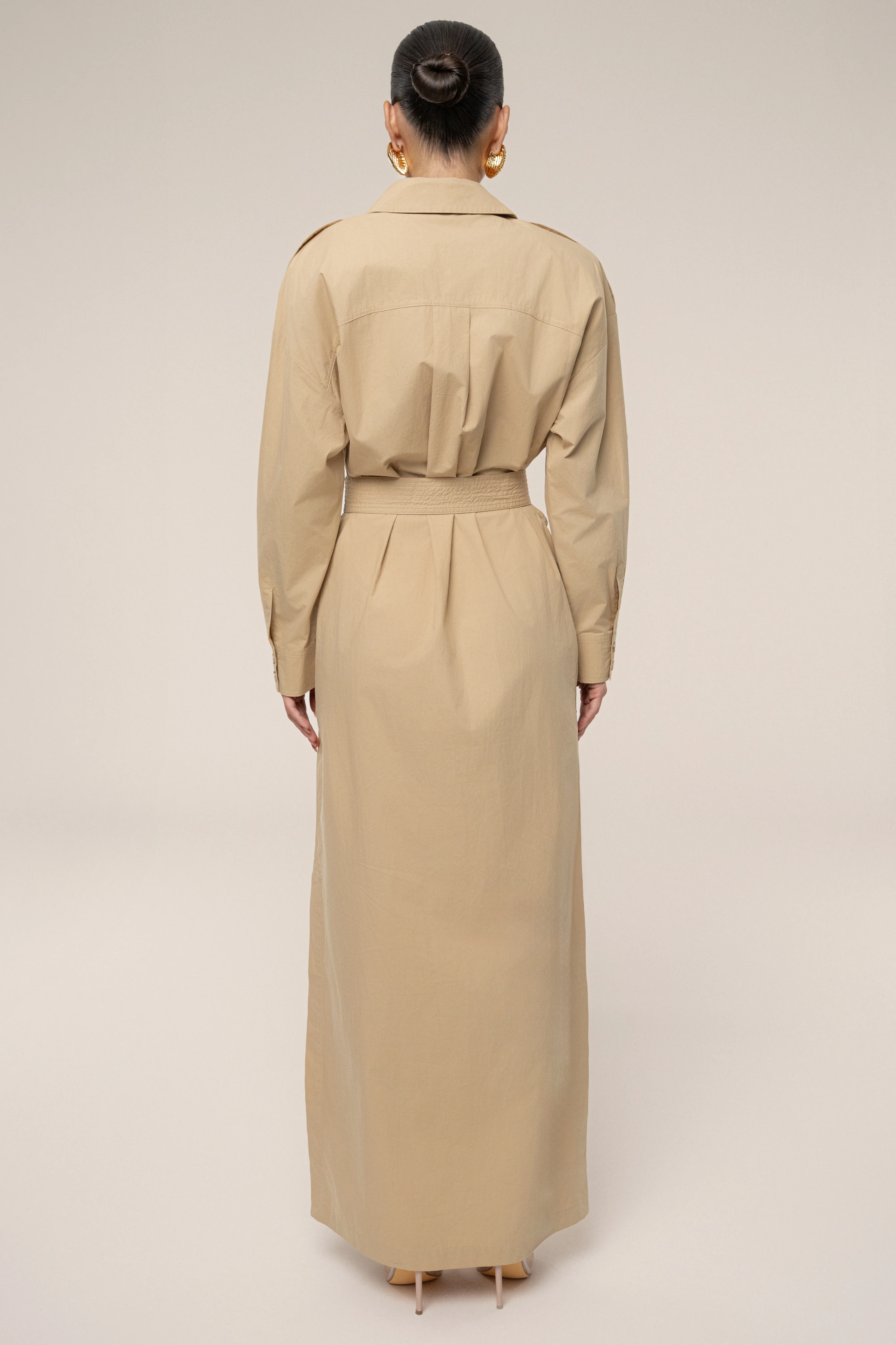Khaki Harbor Shore Belted Maxi Dress - Image 7