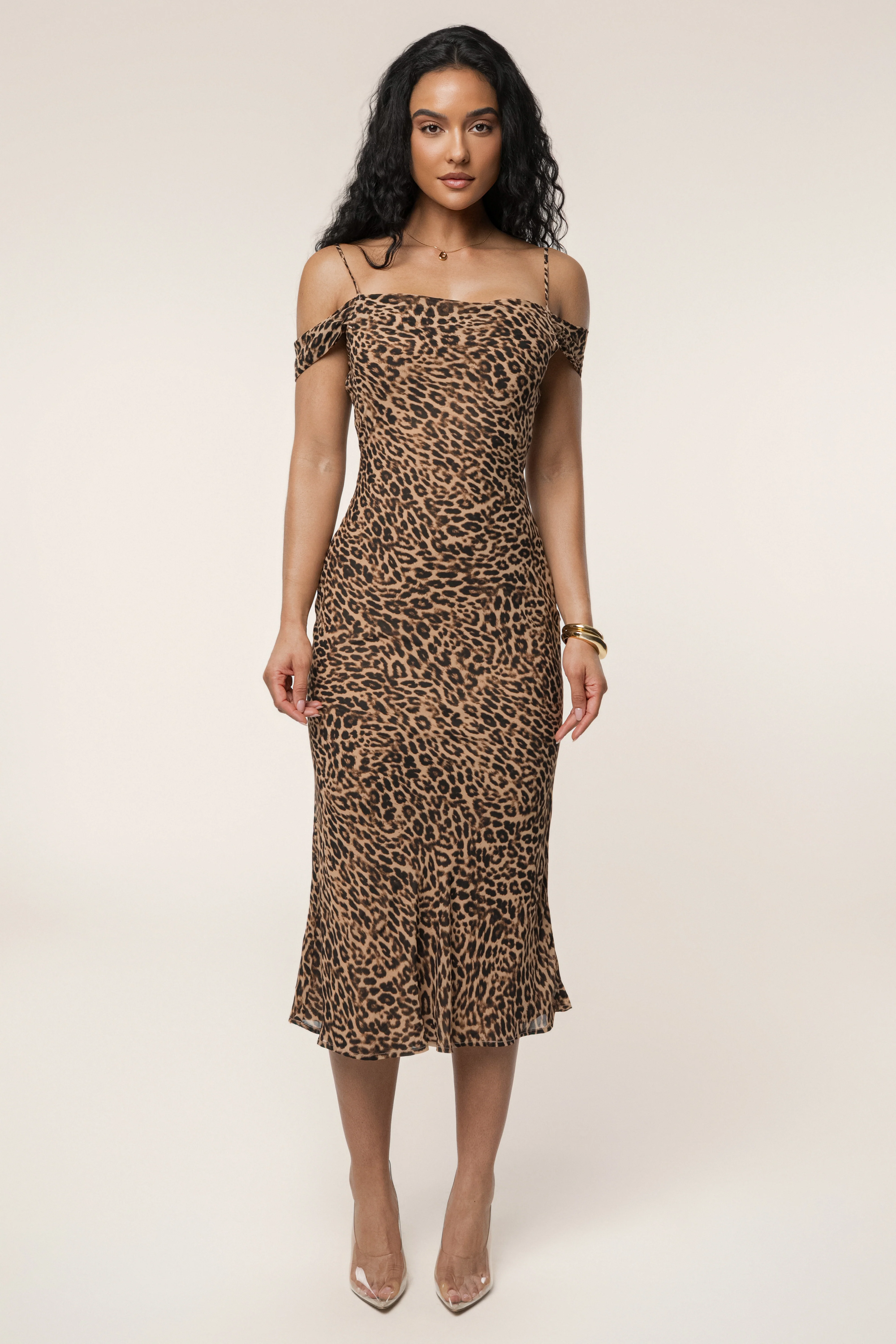 Leopard Print Hera Maxi Dress - Image 3