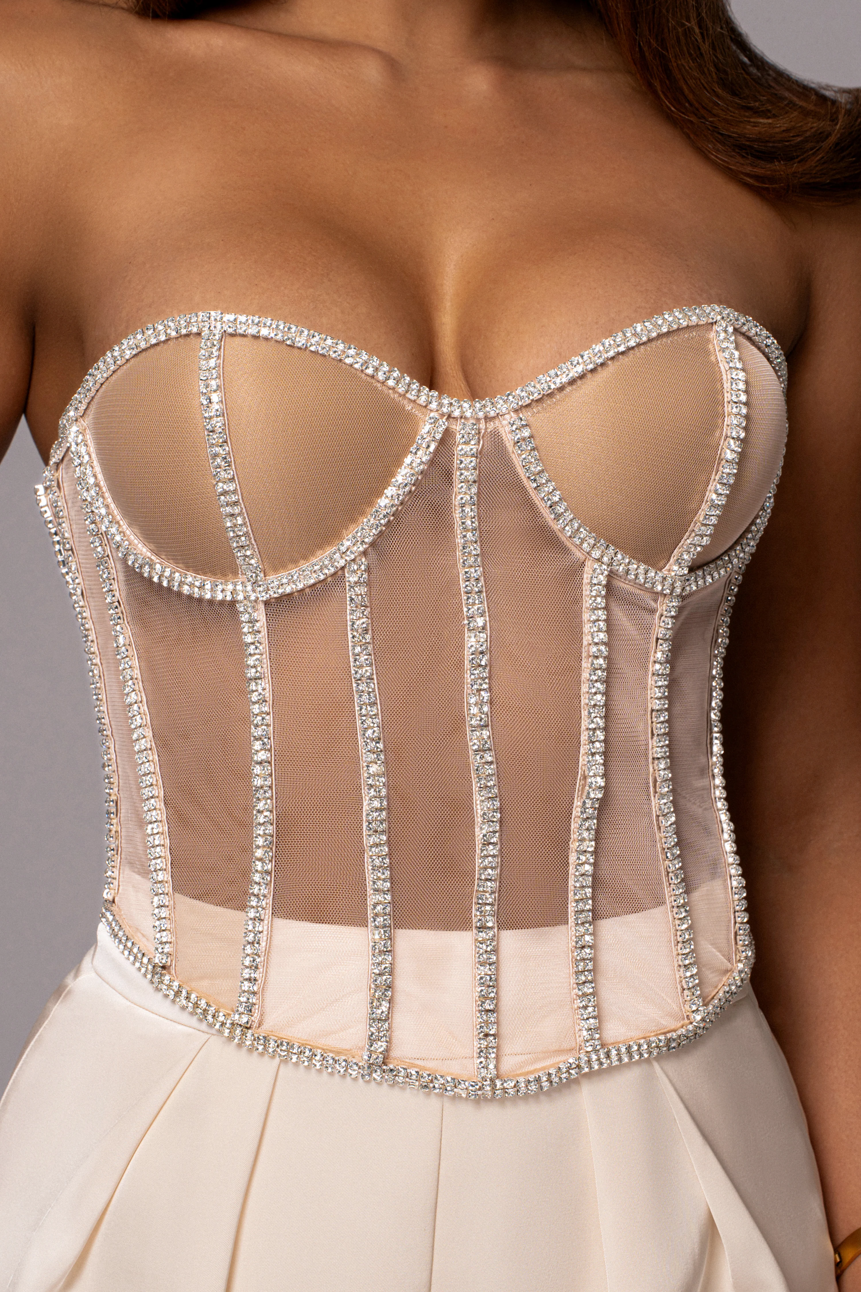 Light Limited Edition Rhinestone Crystal Corset - Image 4