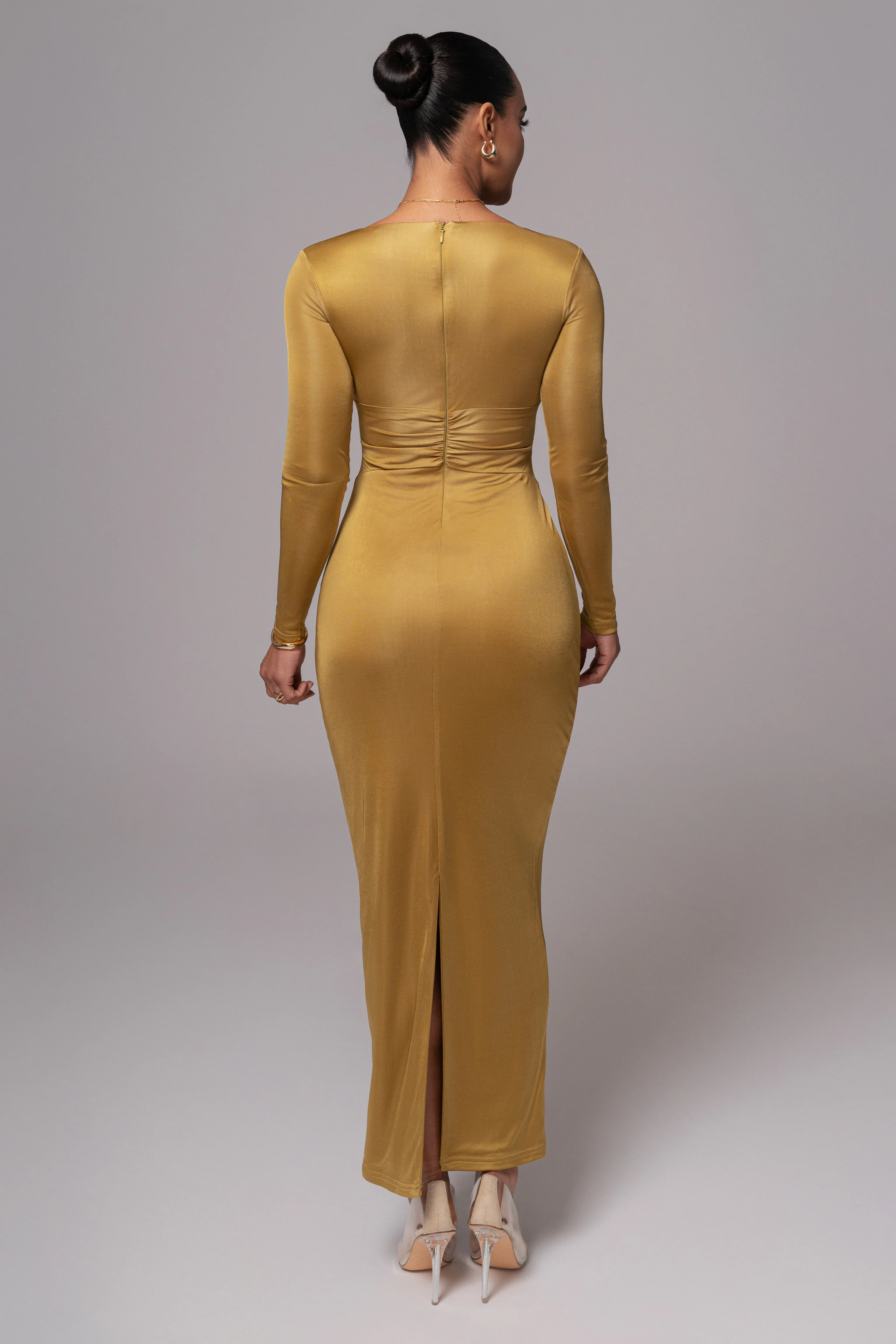 Lime Soiree Cutout Maxi Dress - Image 9