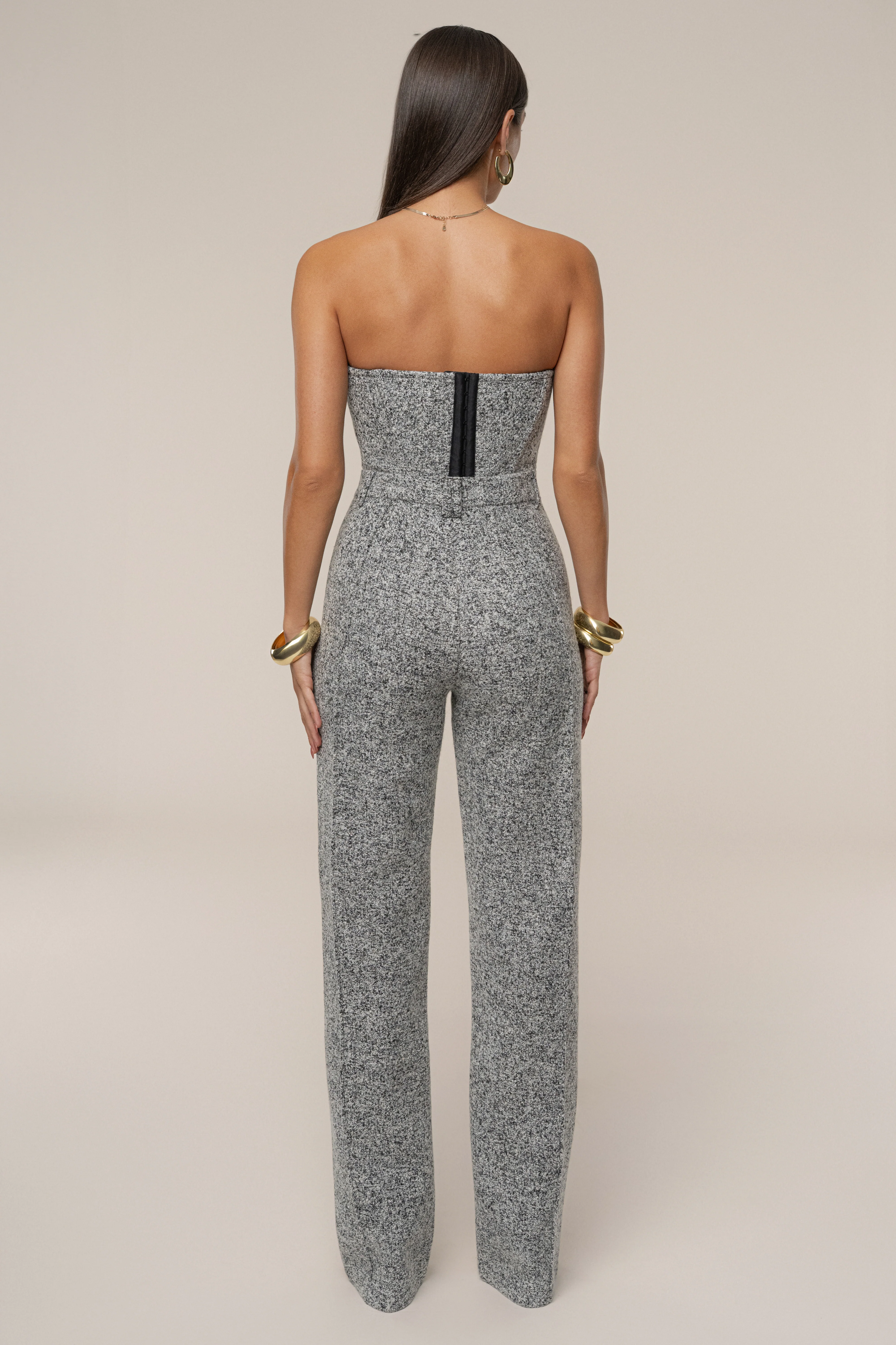 Lt. Grey All You Need Tweed Corset - Image 10