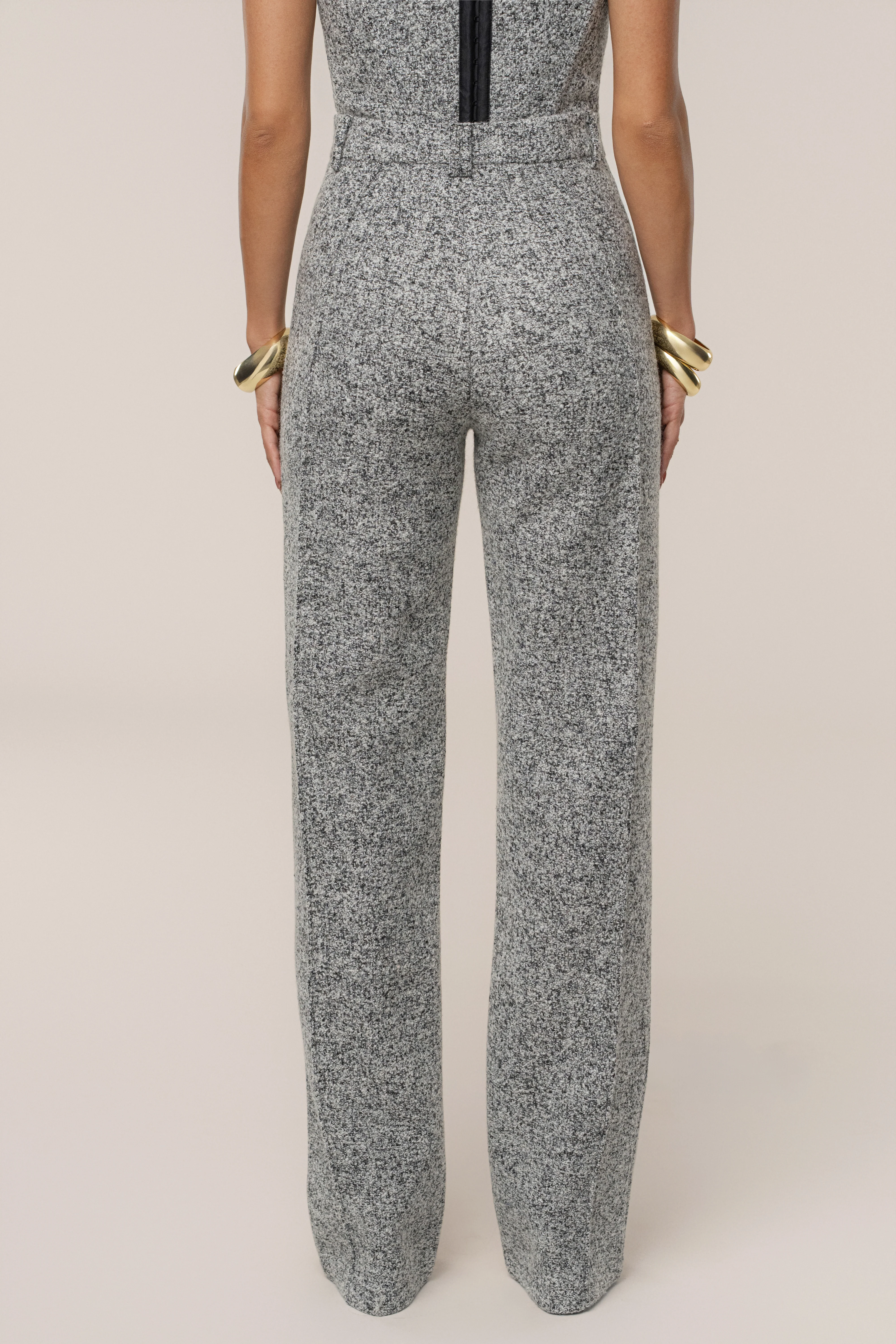Lt. Grey Stay Sharp Tweed Trouser - Image 17