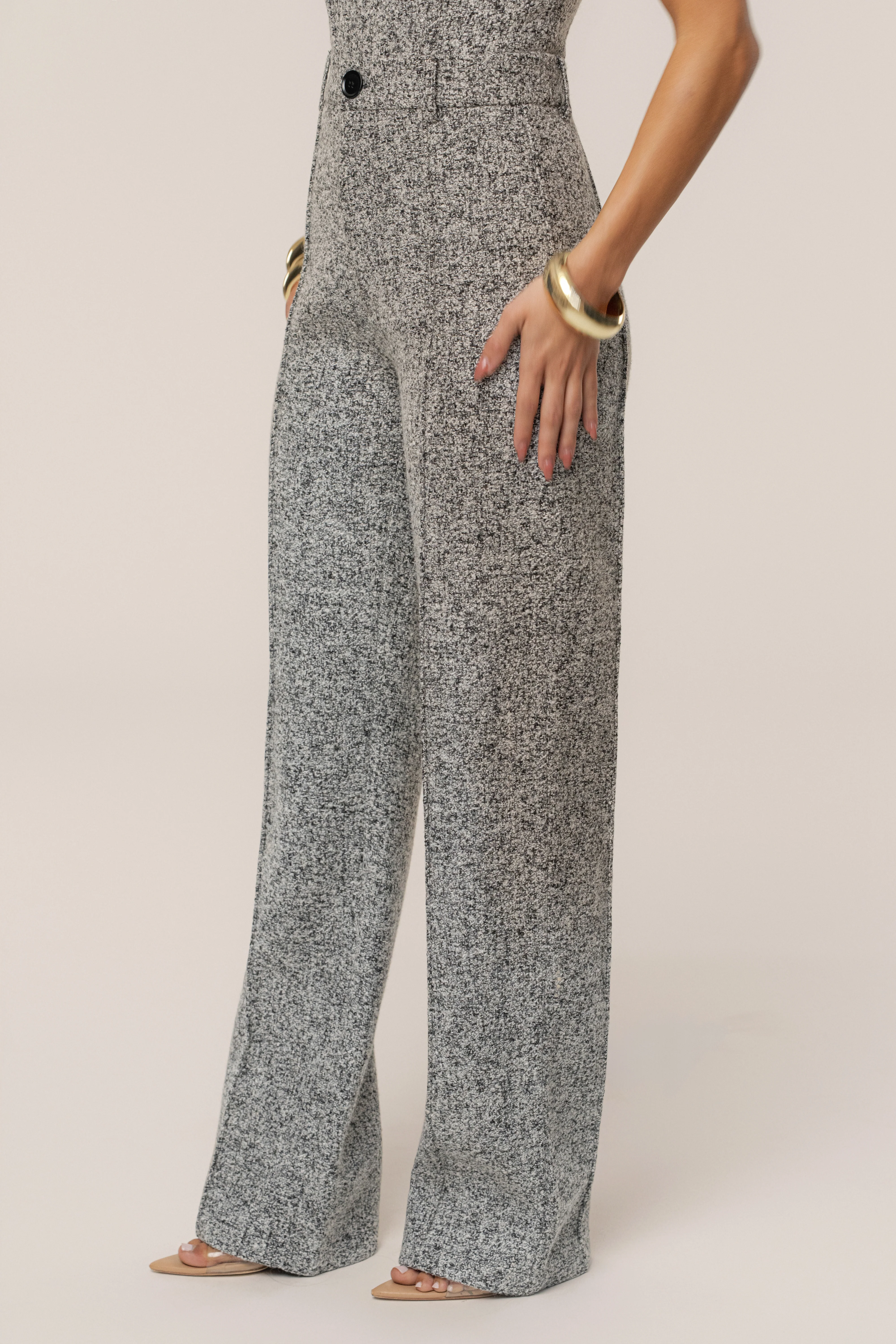 Lt. Grey Stay Sharp Tweed Trouser - Image 7