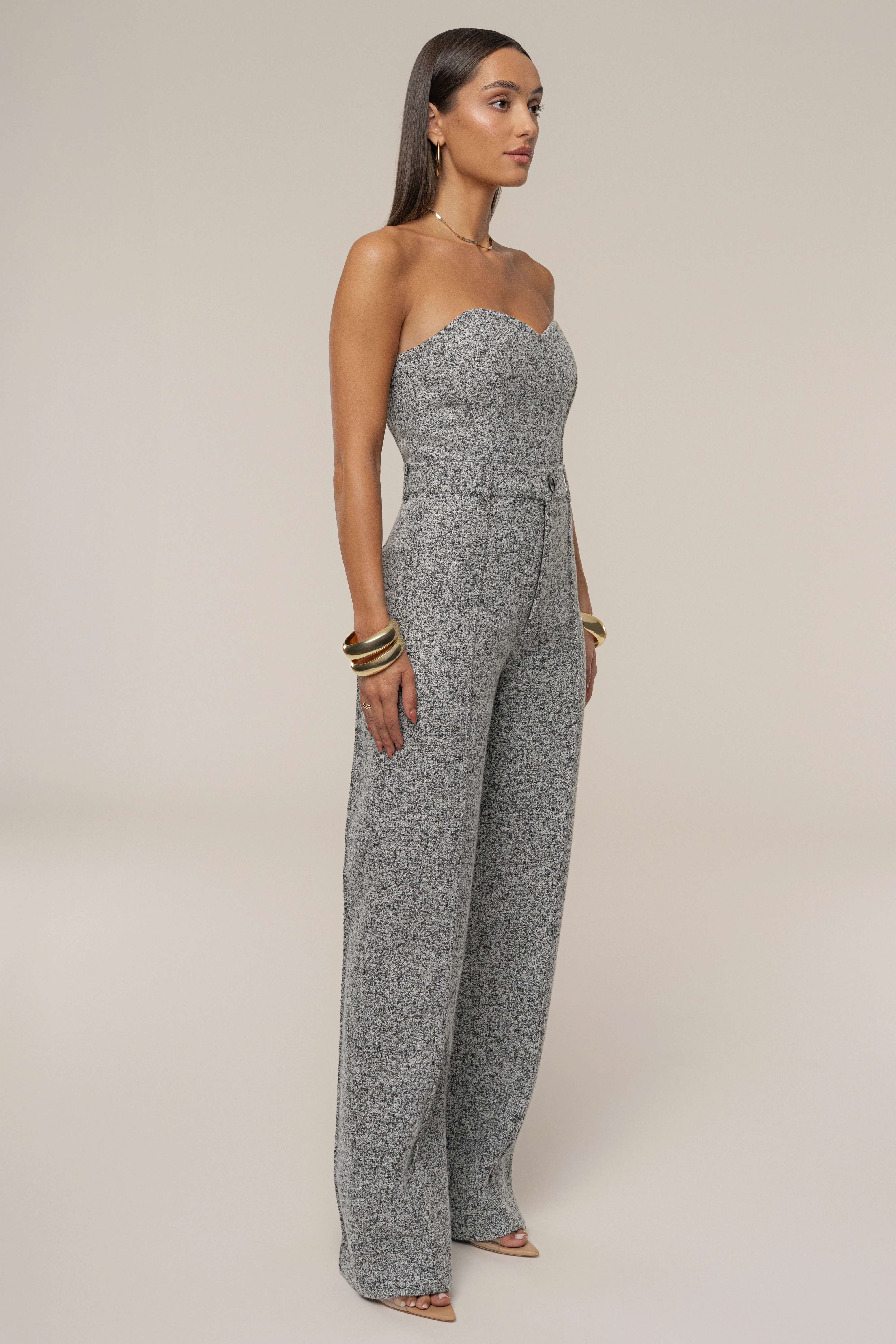 Lt. Grey Stay Sharp Tweed Trouser - Image 9