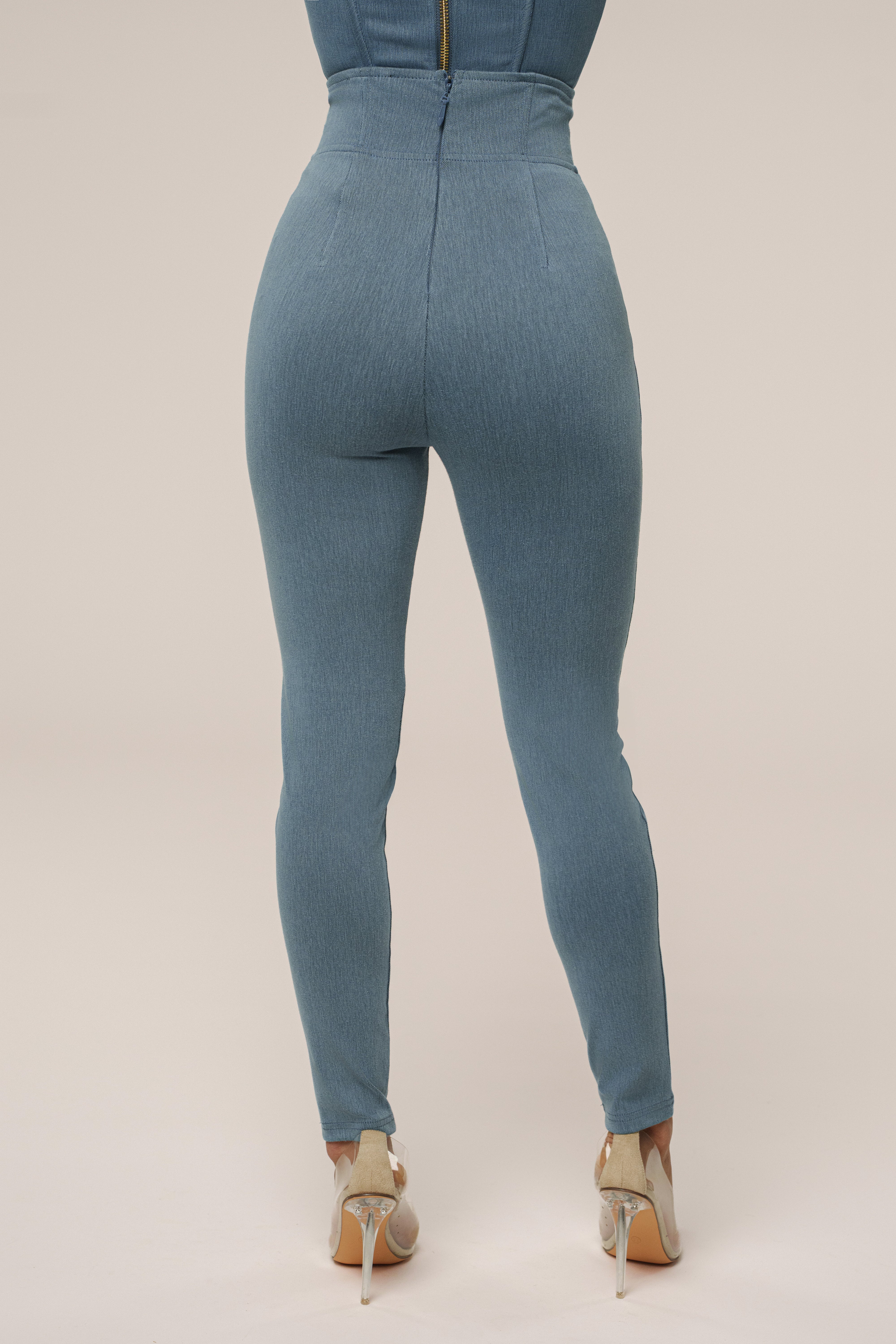 Medium Wash ALICE HIGH WAISTED JEANS - Image 8