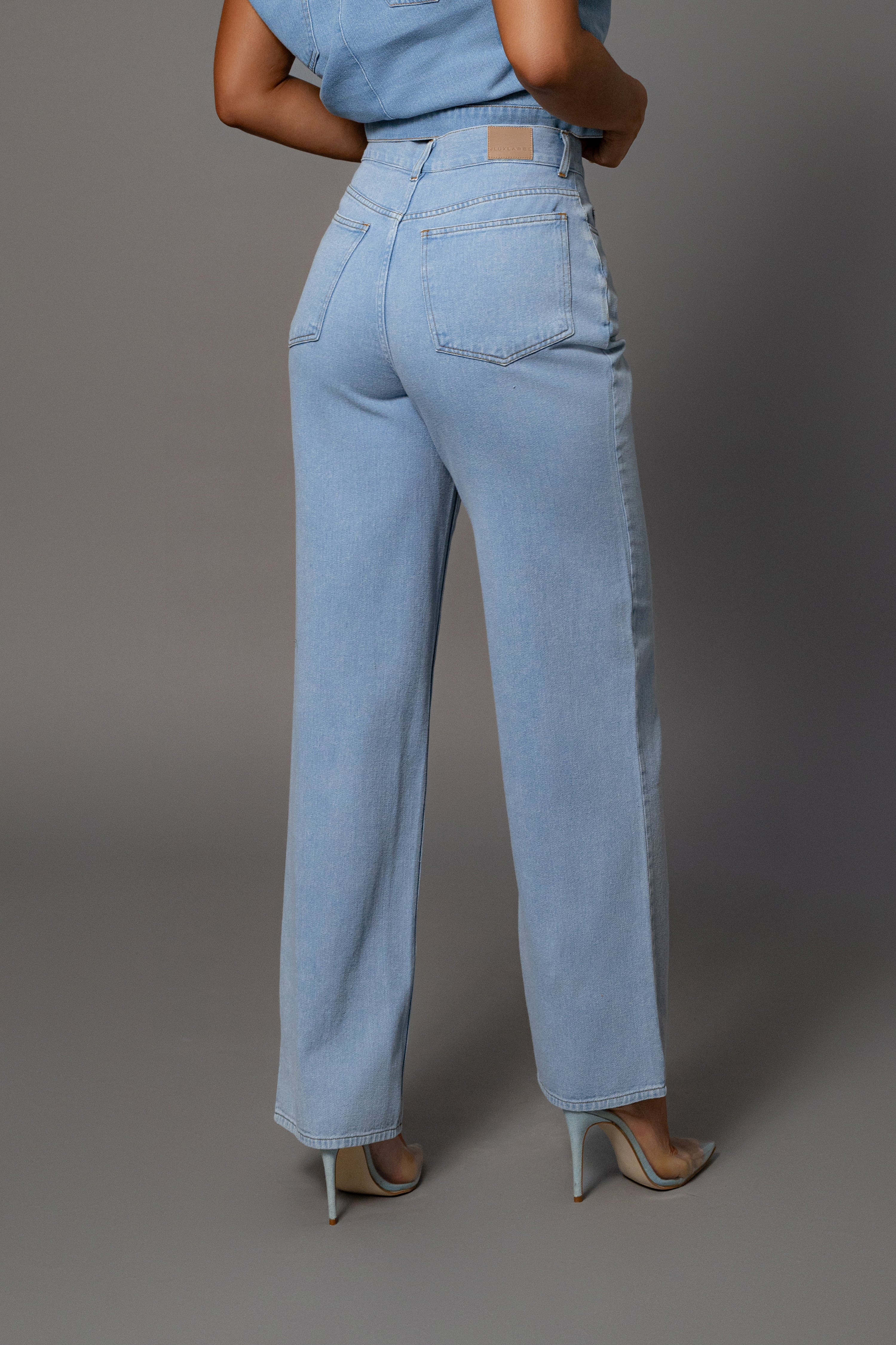 Medium Wash Denim Aline Jeans - Image 14