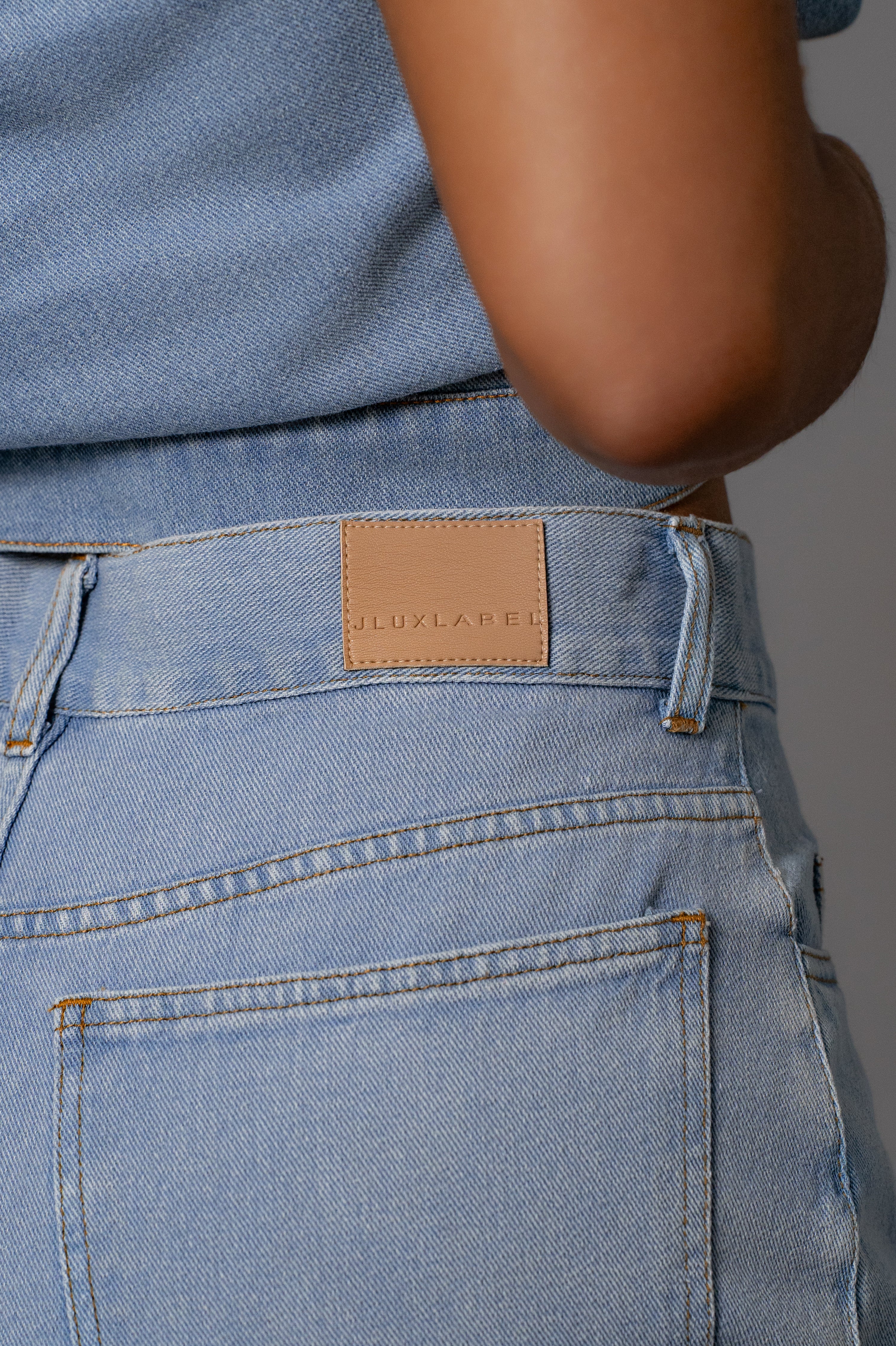 Medium Wash Denim Aline Jeans - Image 9