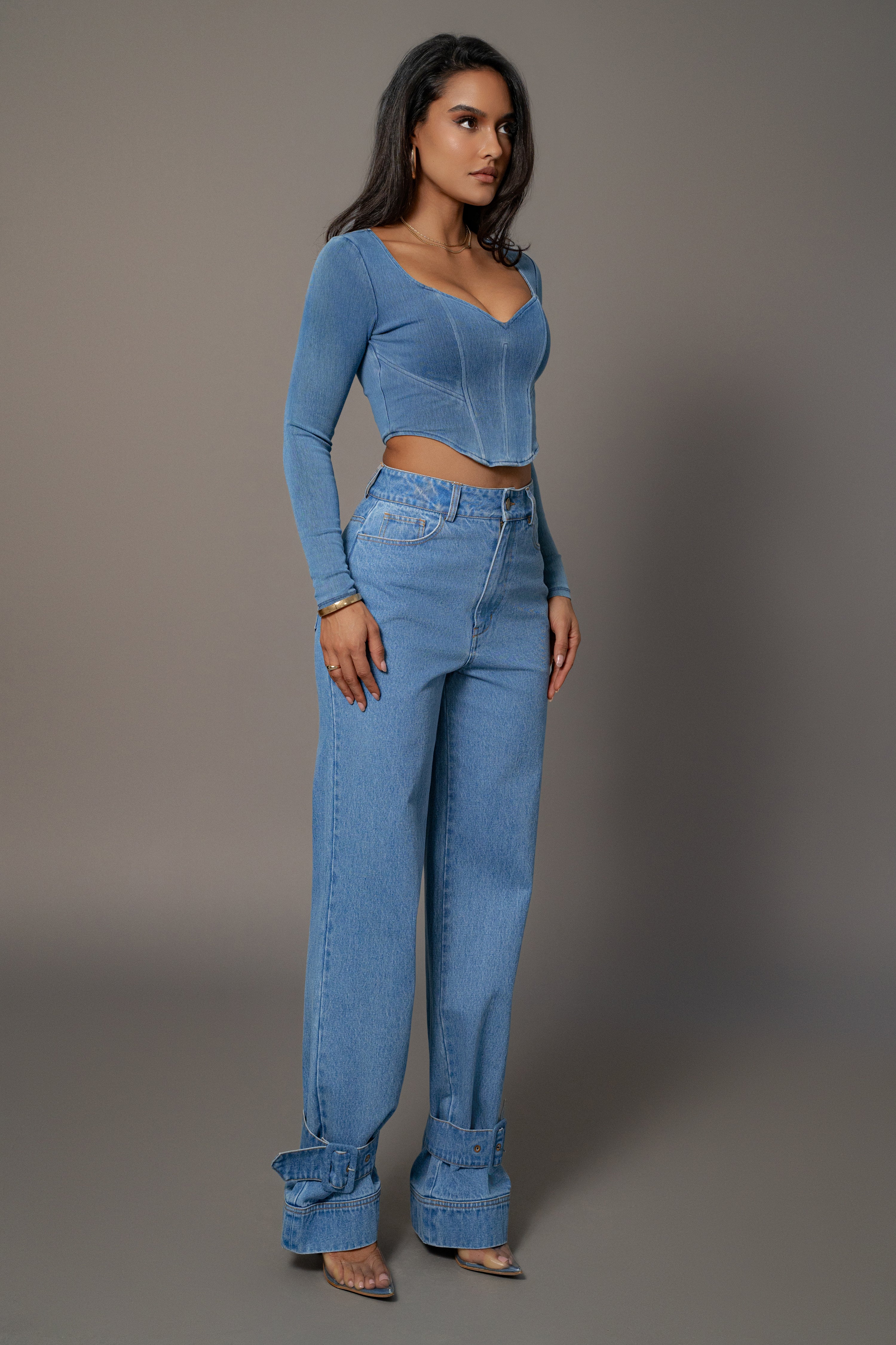 Medium Wash Sissel Denim Jeans - Image 7