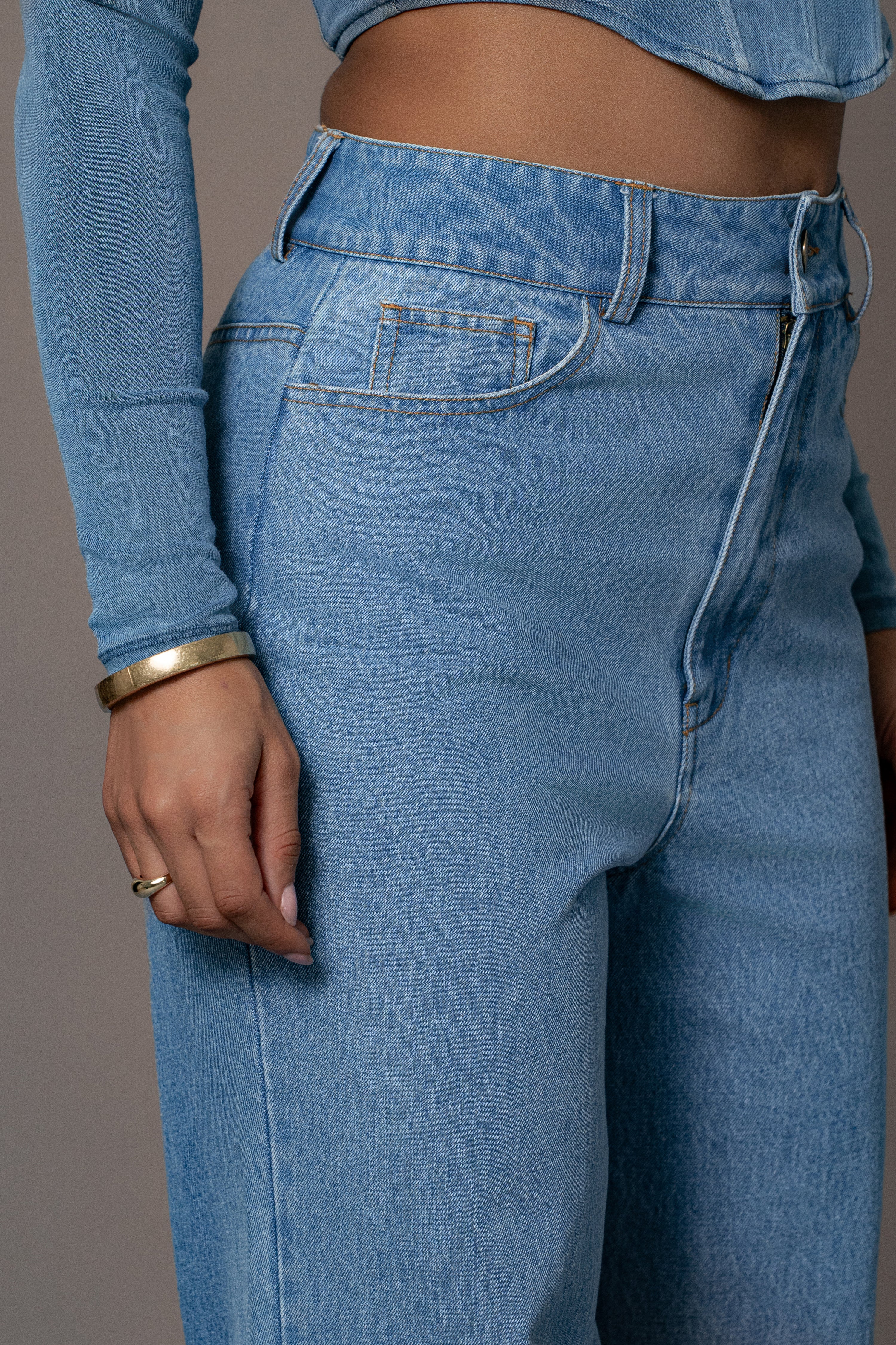 Medium Wash Sissel Denim Jeans - Image 8