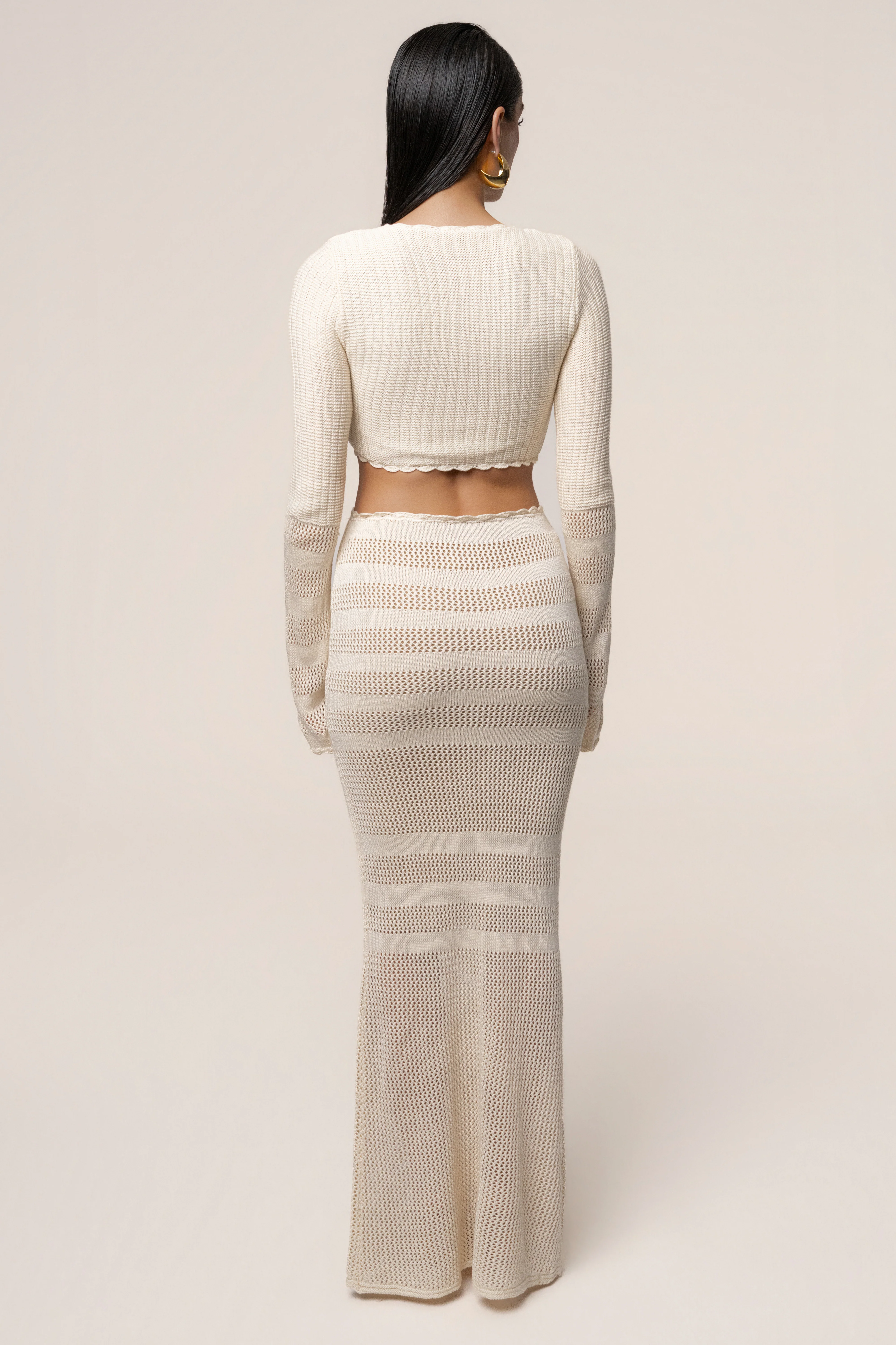 Milk Blossom Haven Maxi Dress - Image 15