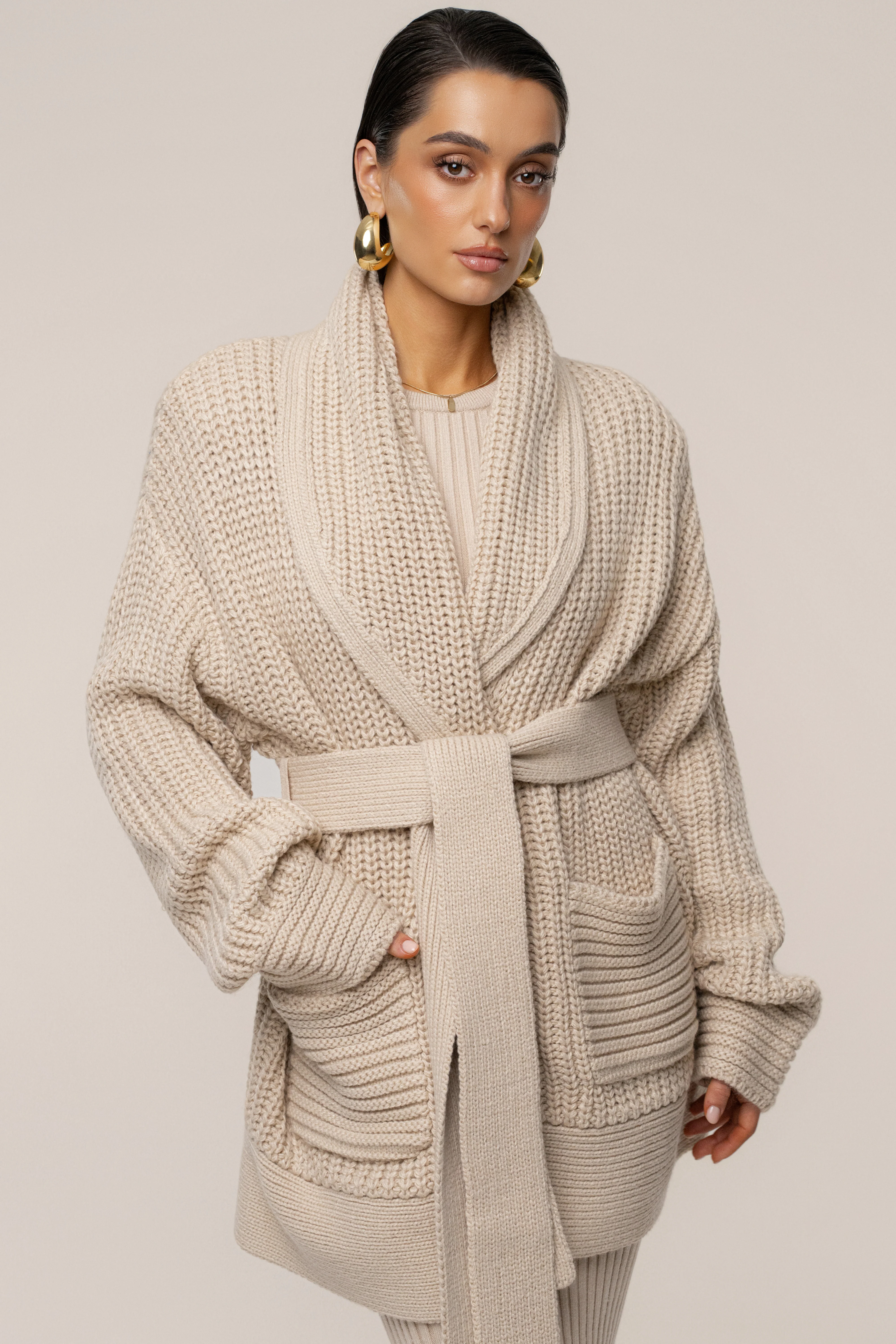 Stone Hazel Knit Cardigan - Image 4