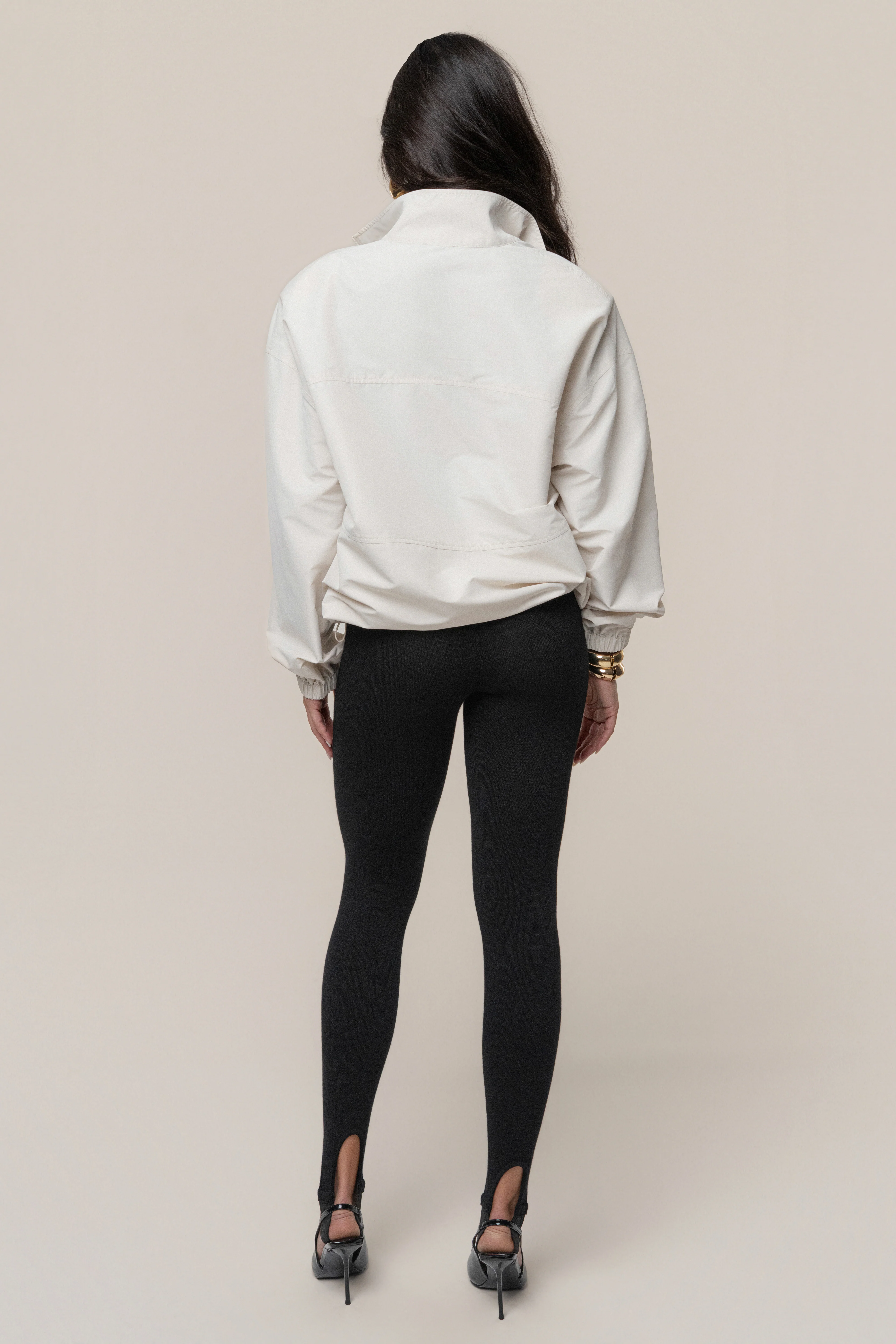 Milk Oversized Funnel Jacket - Image 8