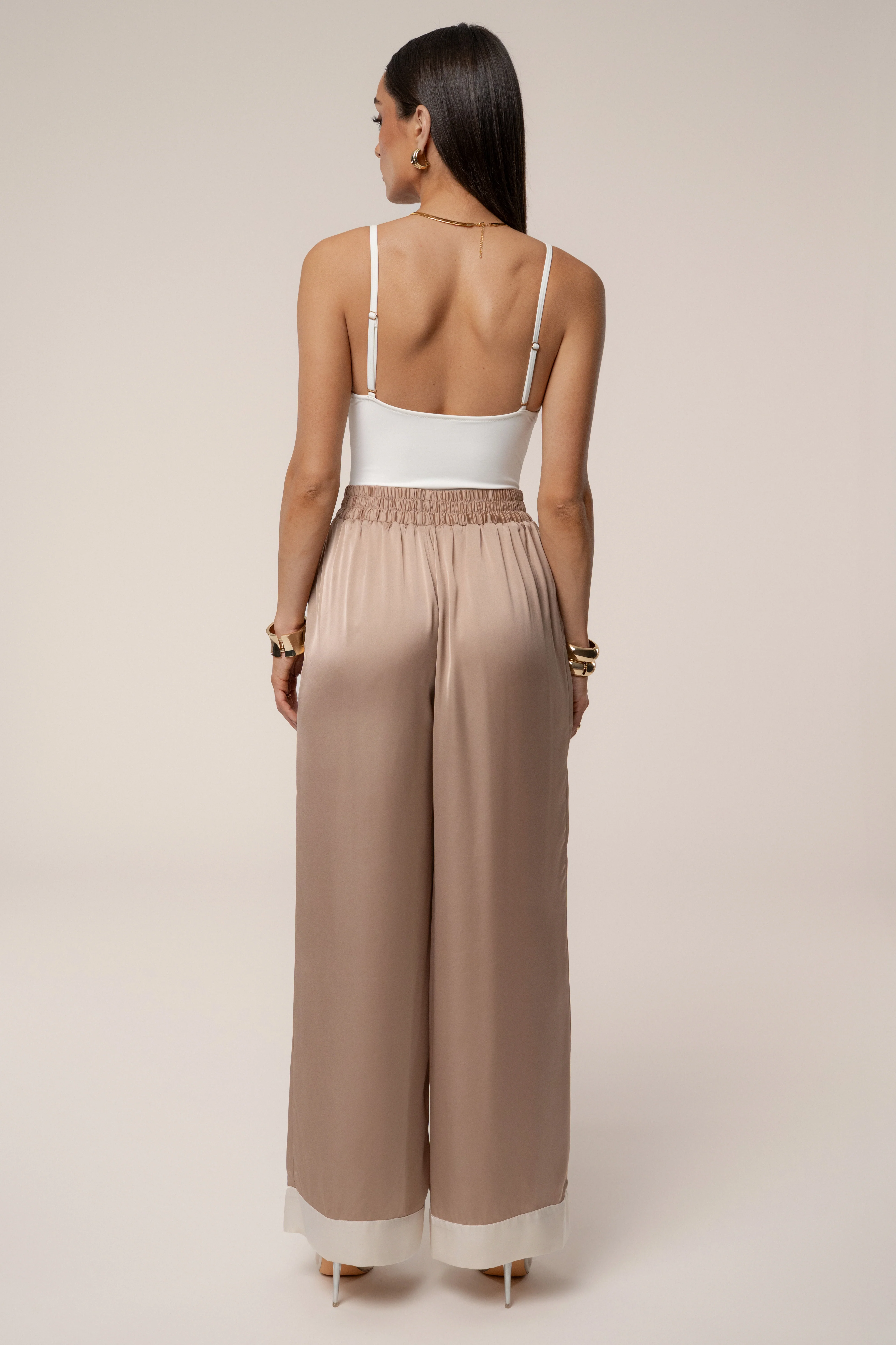 Mocha Jet Set Wide Leg Pants - Image 12