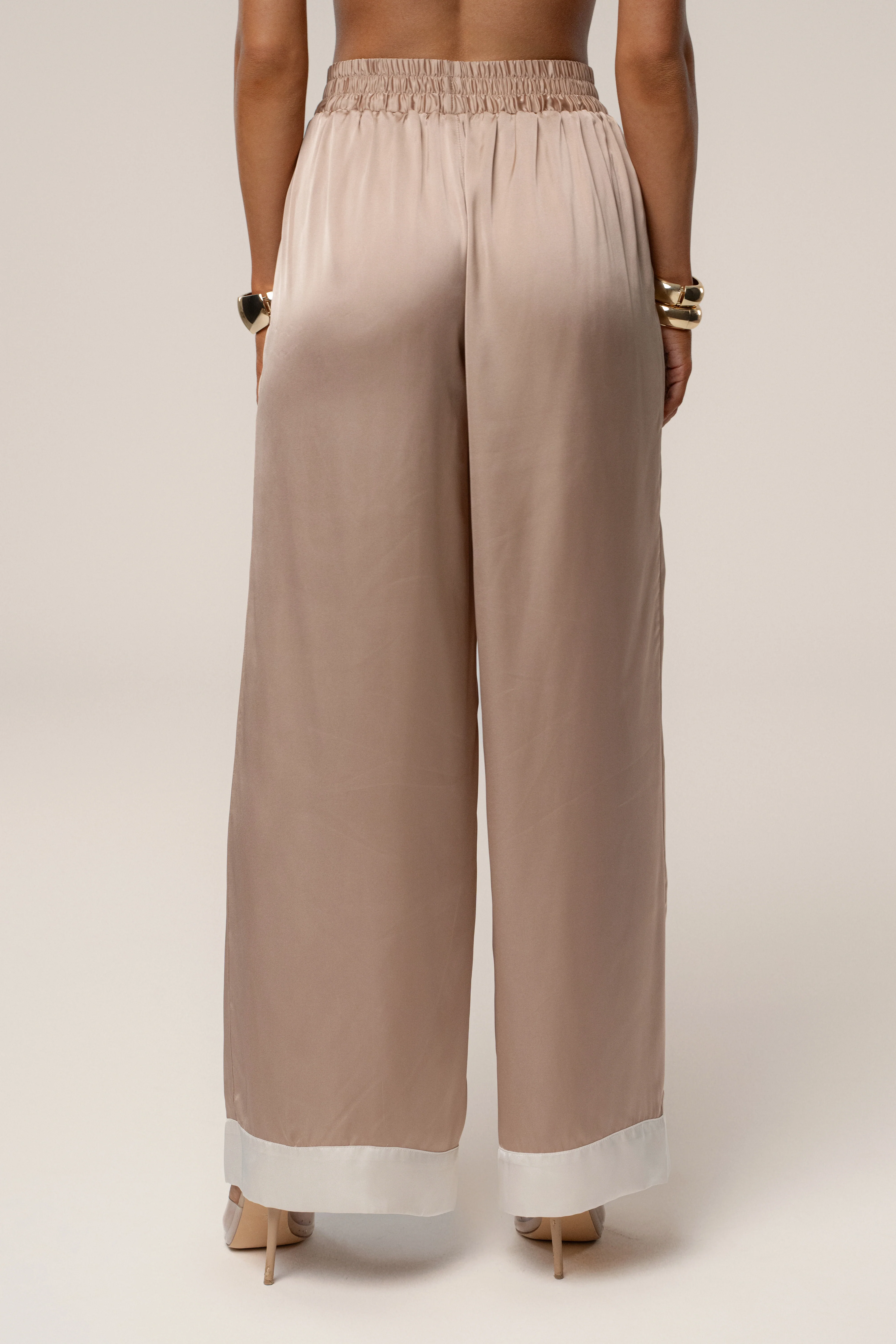 Mocha Jet Set Wide Leg Pants - Image 13