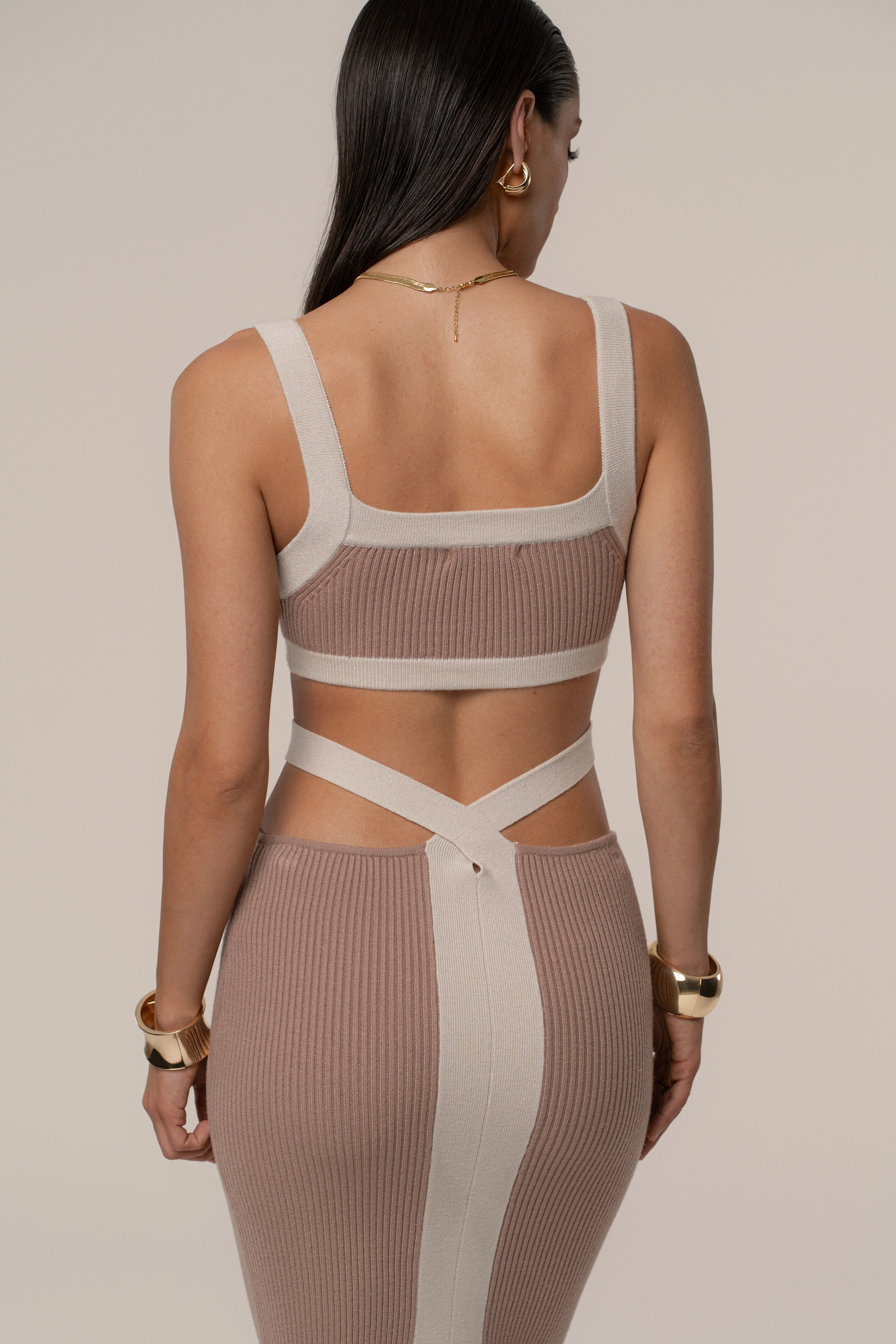 Mocha/Milk Coastal Drift Skirt Set - Image 7