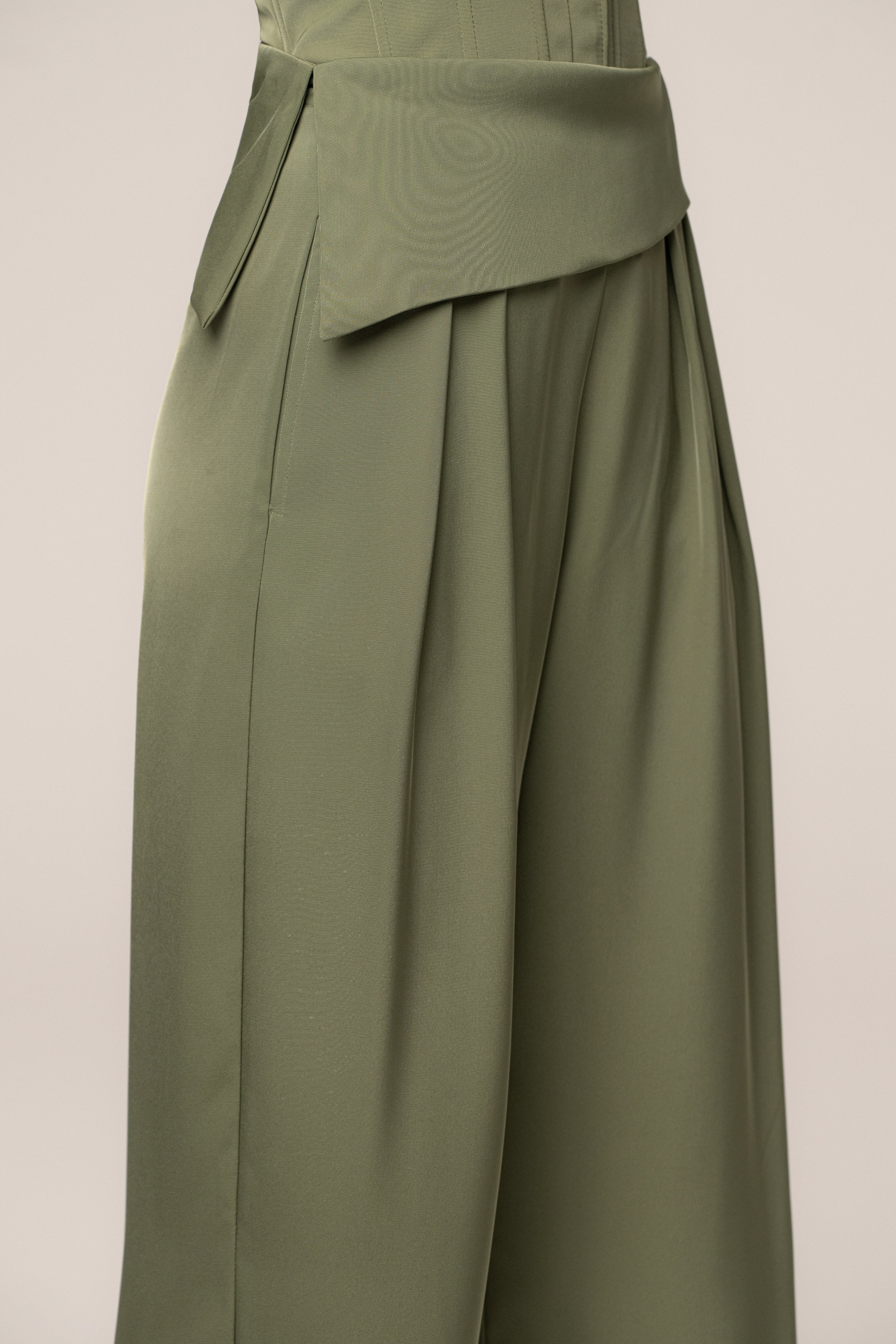 Olive Executive Trousers - Image 5