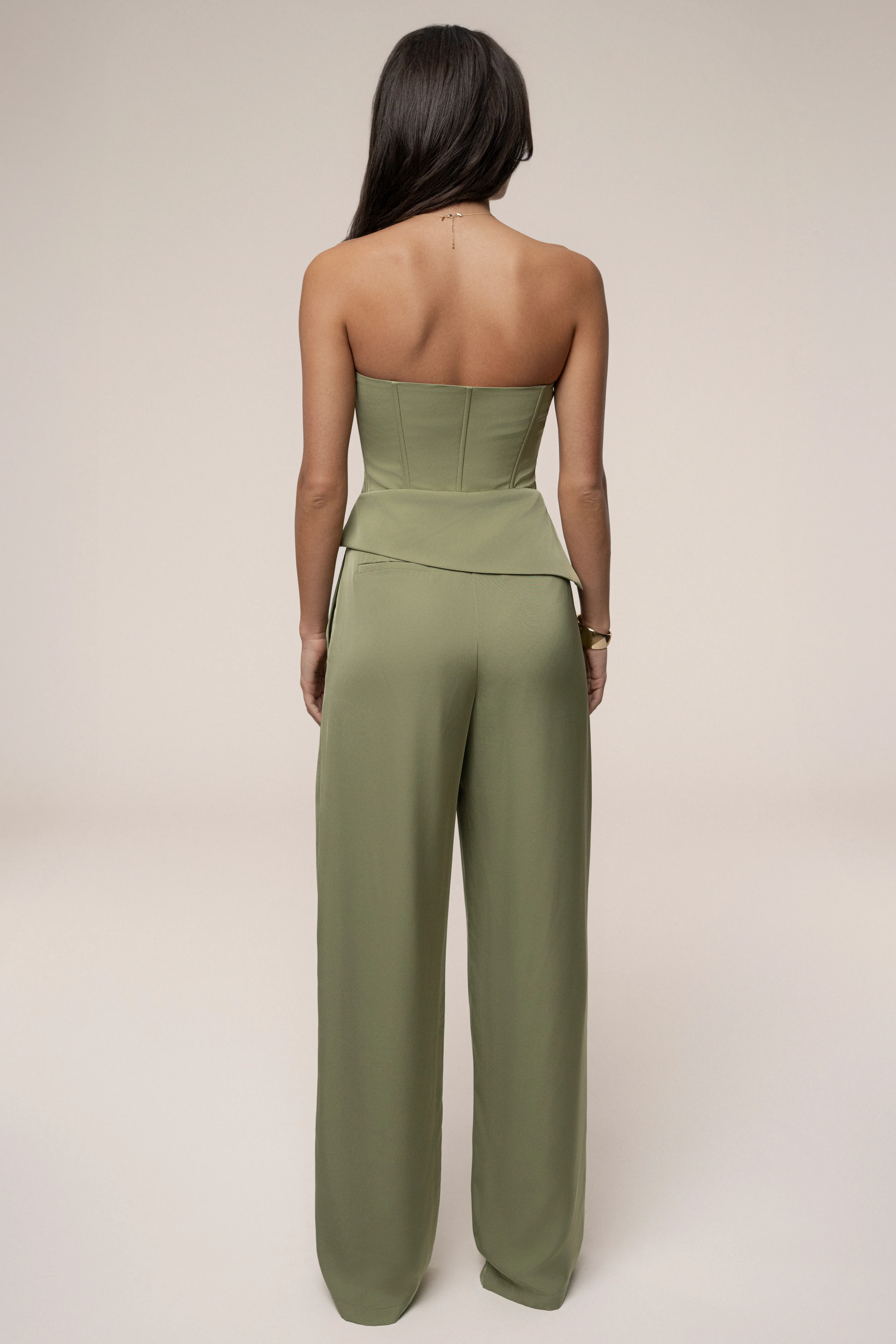 Olive Executive Trousers - Image 8