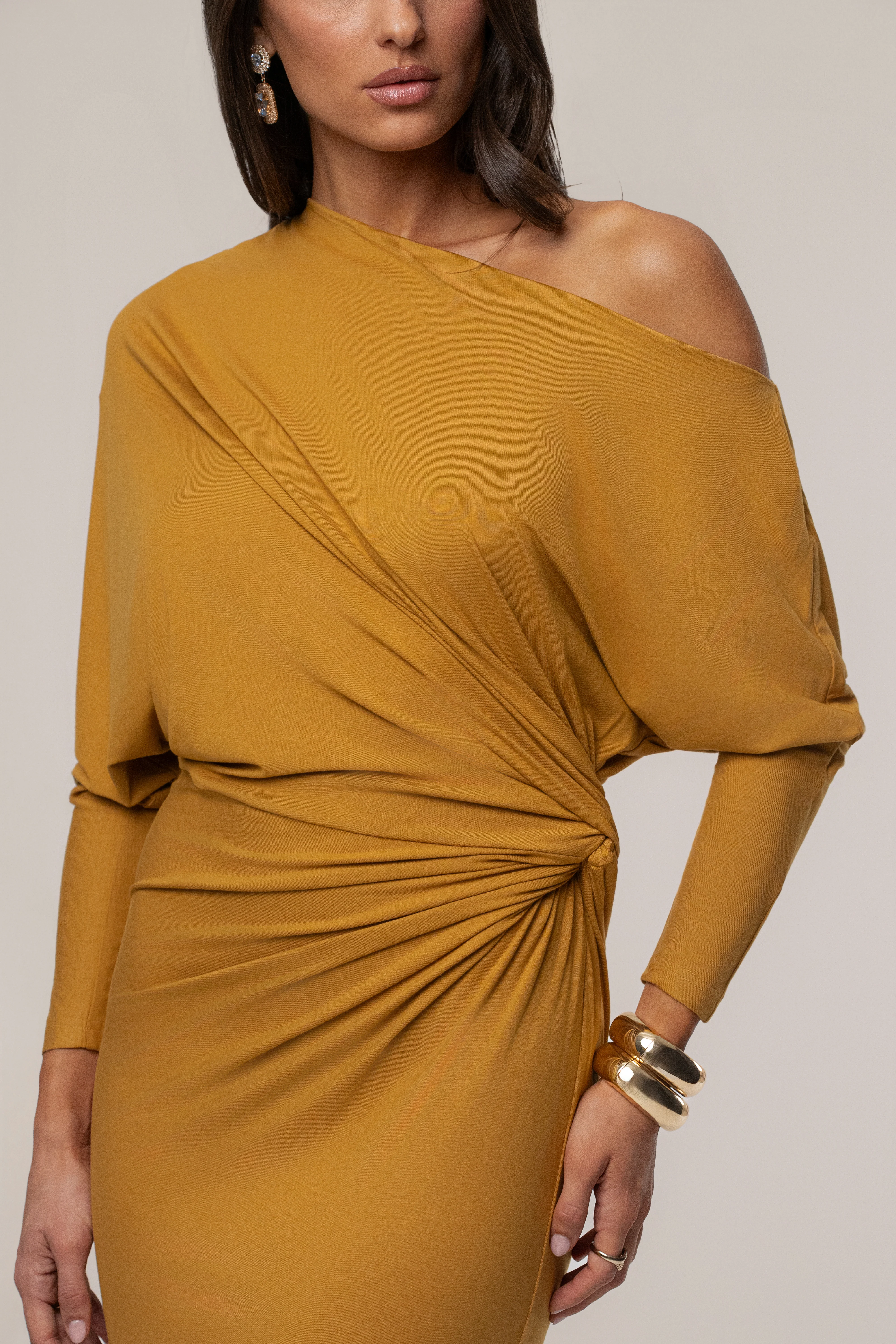 Mustard Eternal Obsession Maxi Dress - Image 10