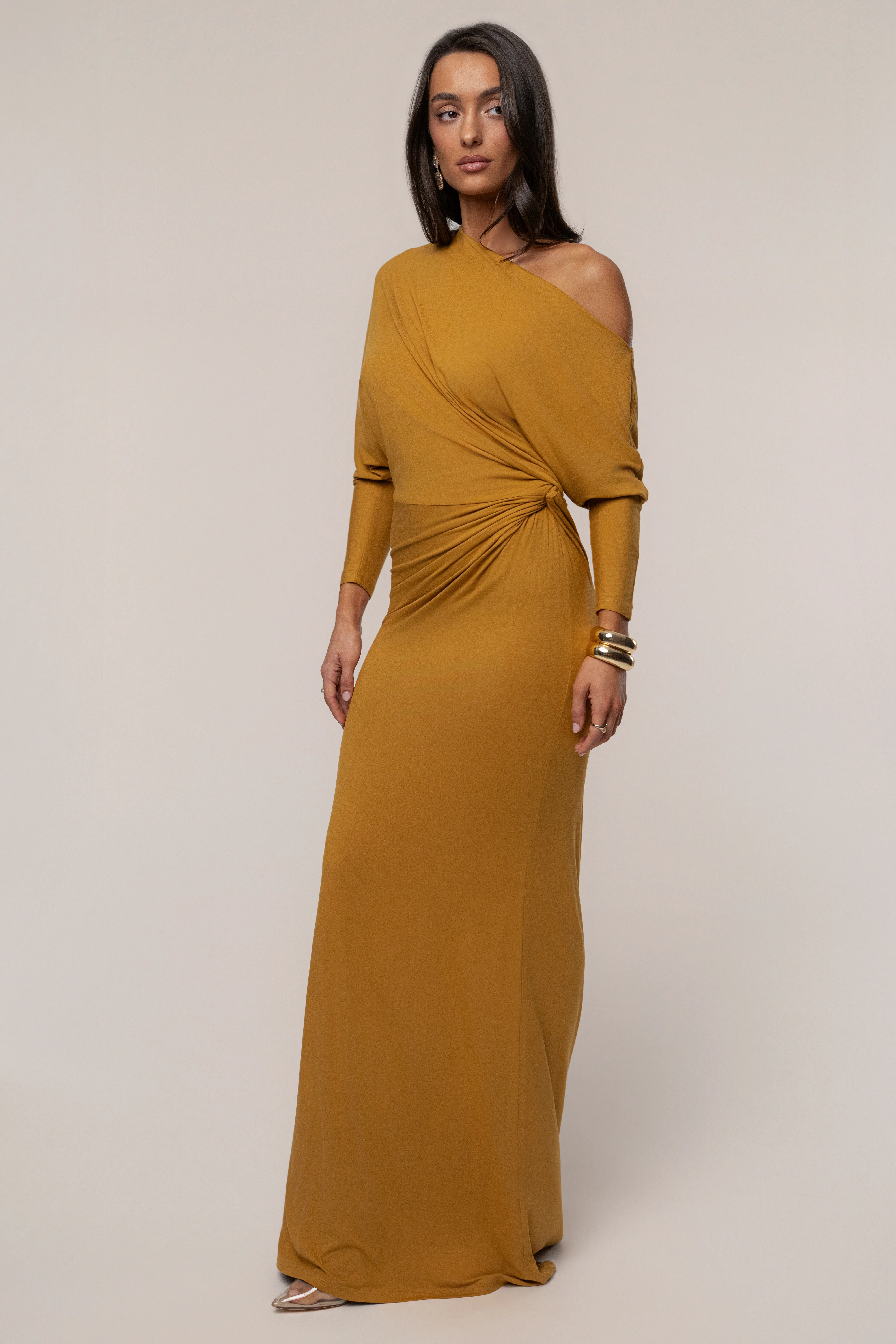 Mustard Eternal Obsession Maxi Dress - Image 5