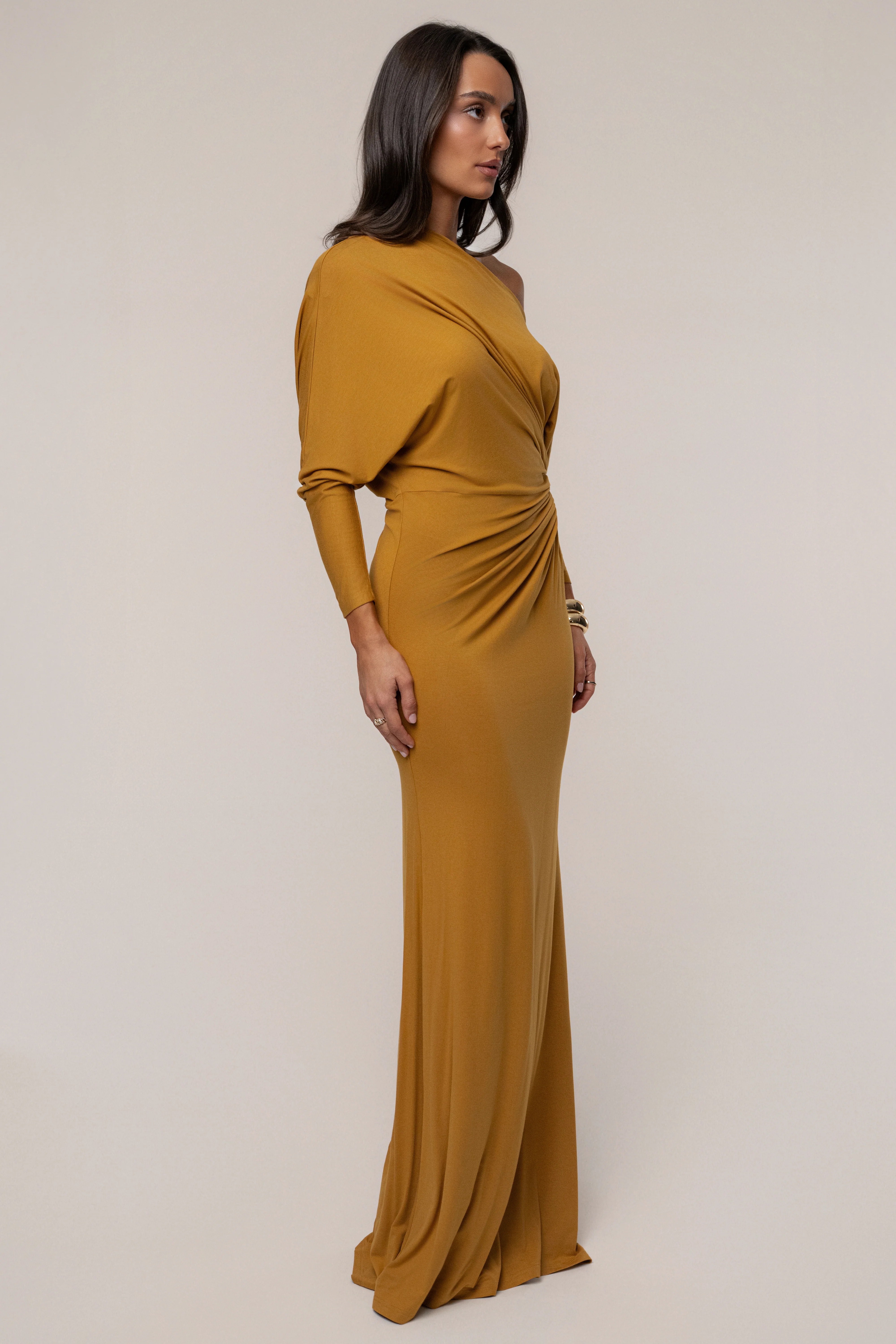 Mustard Eternal Obsession Maxi Dress - Image 6