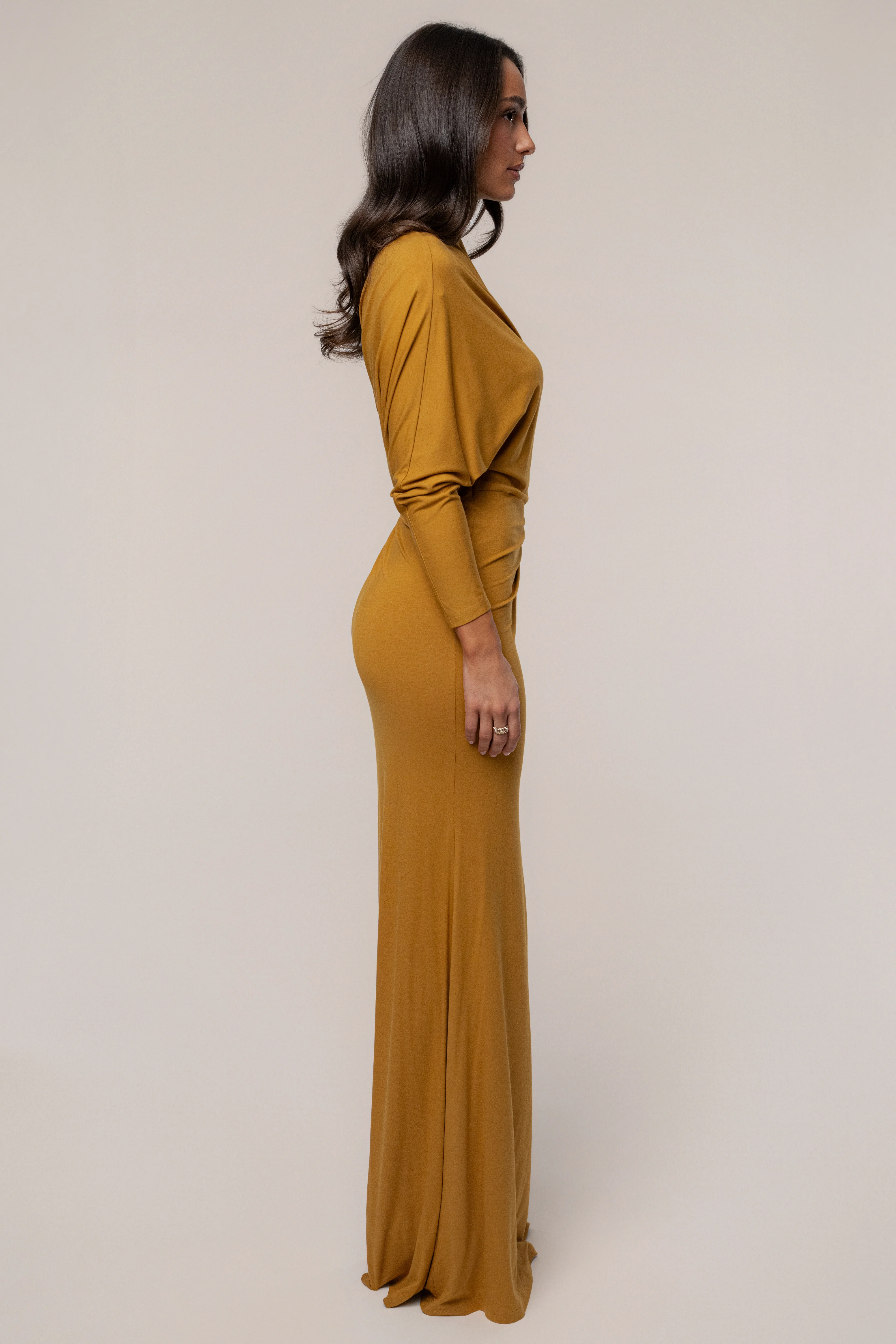 Mustard Eternal Obsession Maxi Dress - Image 7