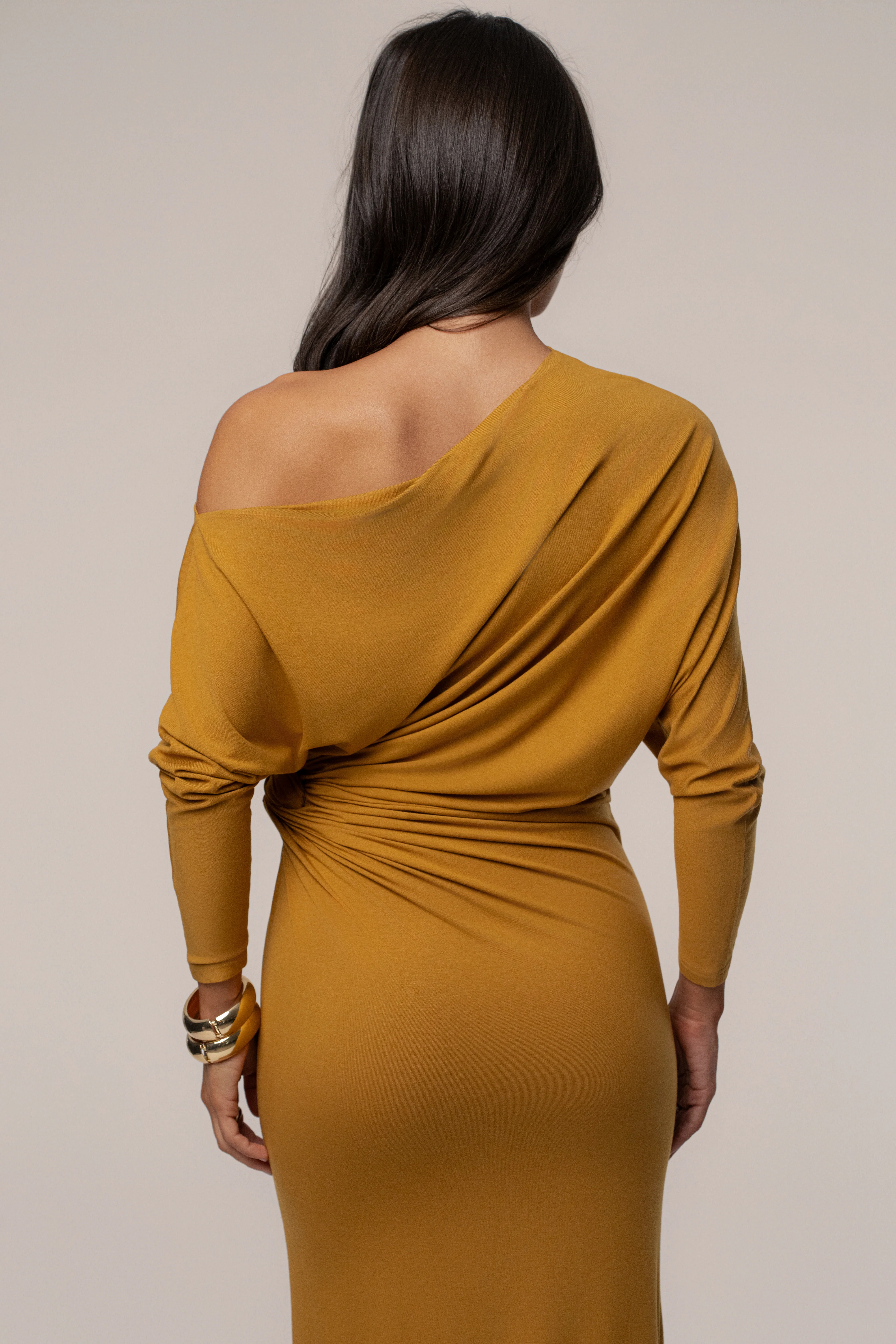 Mustard Eternal Obsession Maxi Dress - Image 8