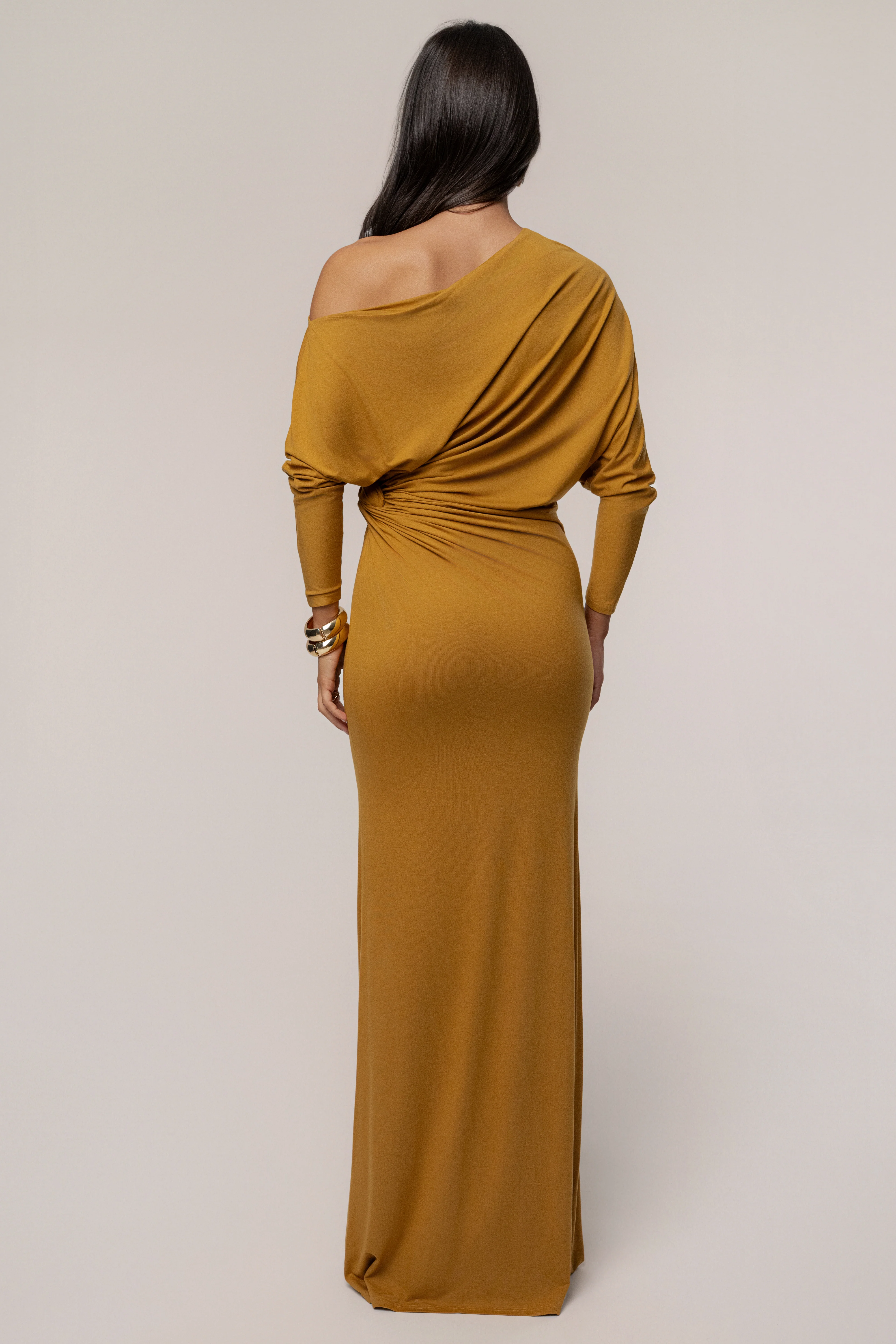 Mustard Eternal Obsession Maxi Dress - Image 9