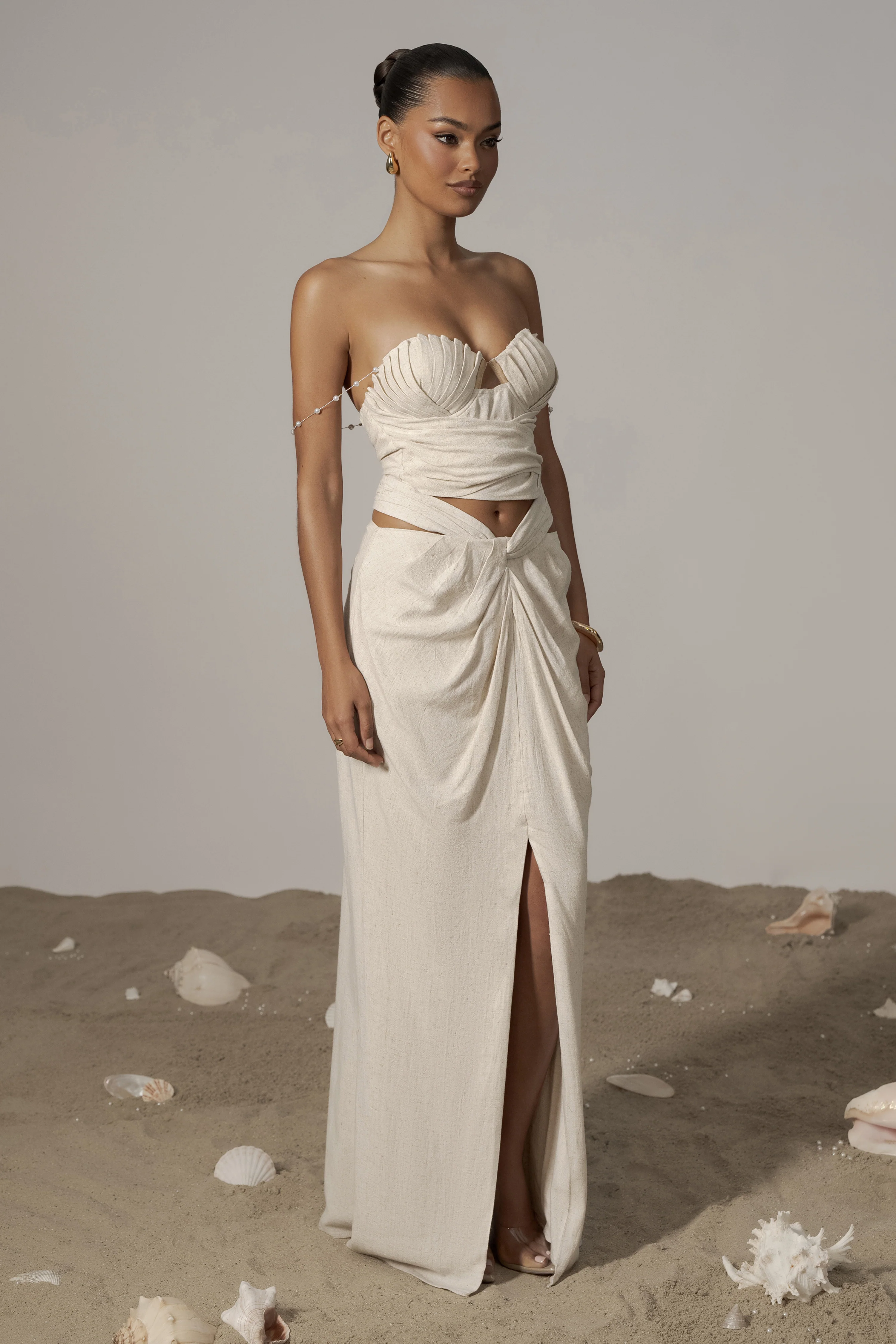 Natural Arielle Bustier Top - Image 14