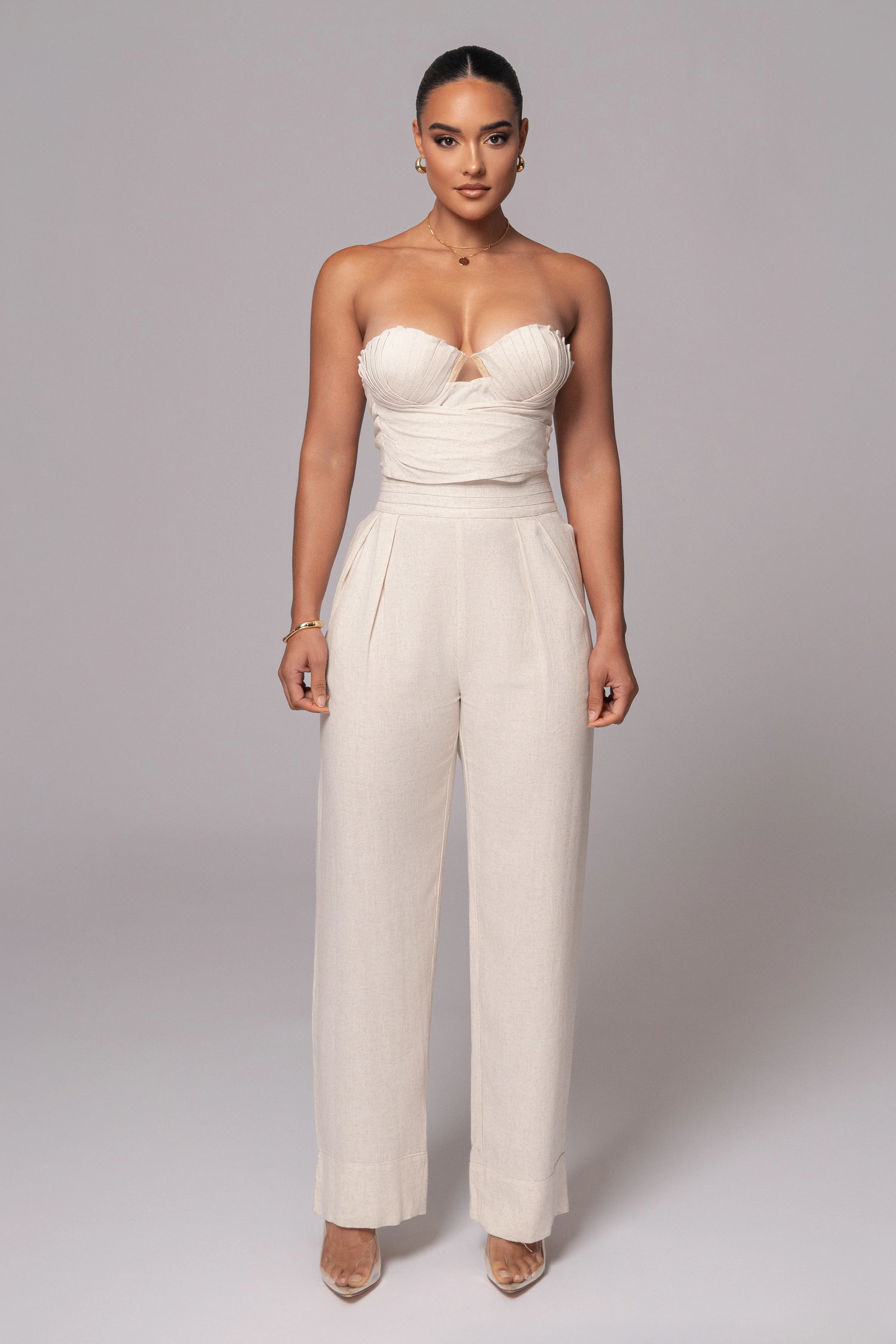 Natural Arielle Bustier Top - Image 3