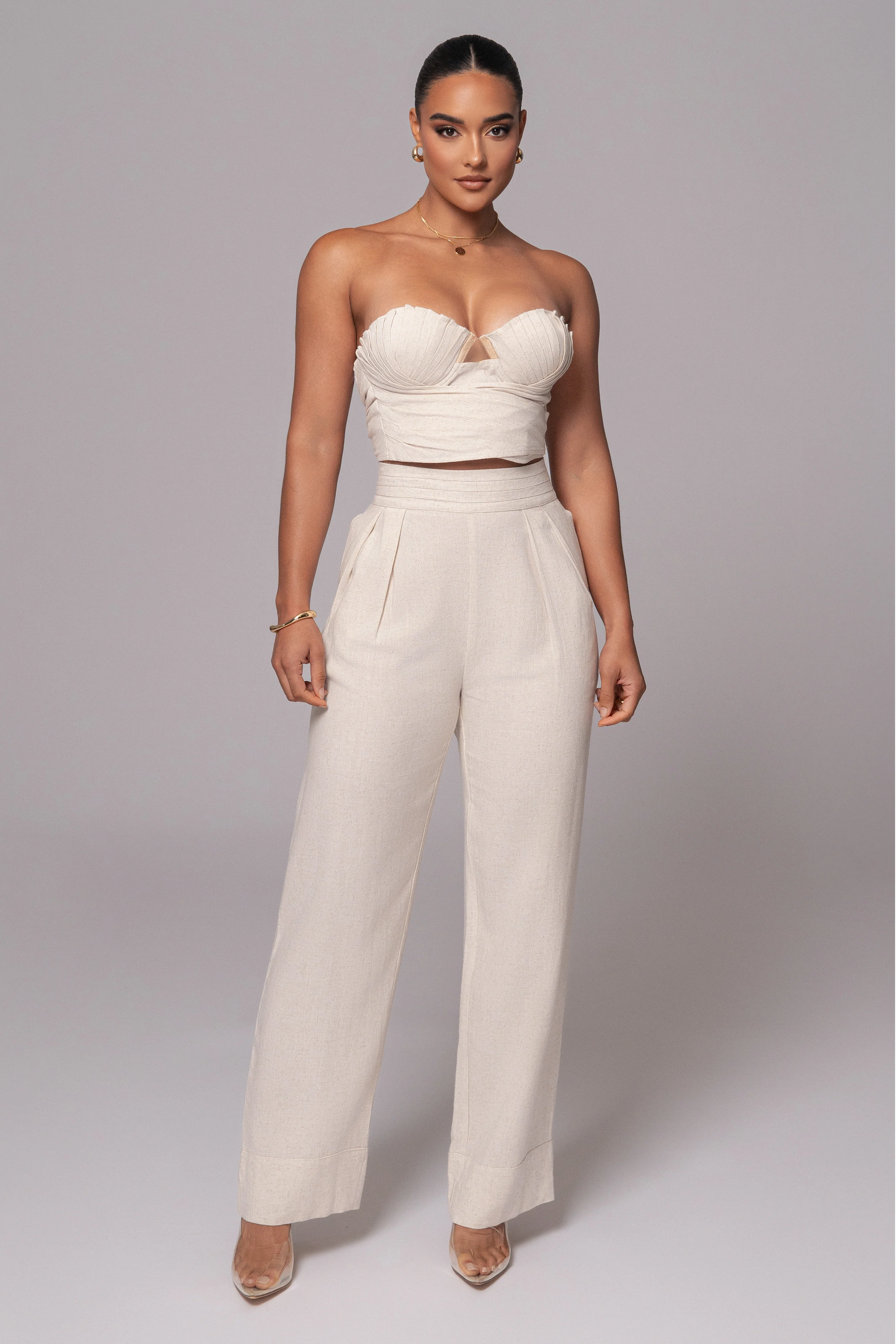 Natural Arielle Bustier Top - Image 7