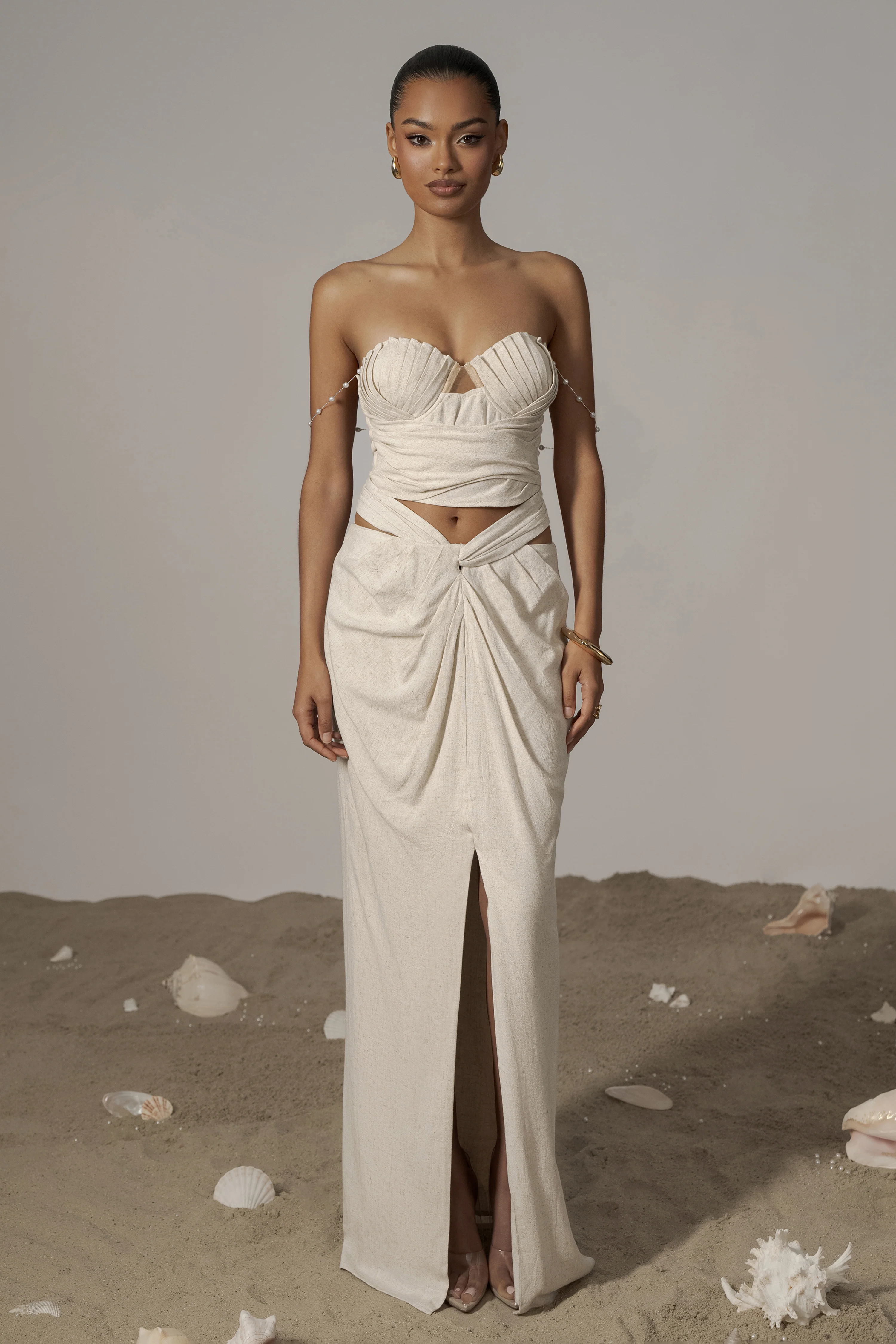 Natural Arielle Bustier Top - Image 8