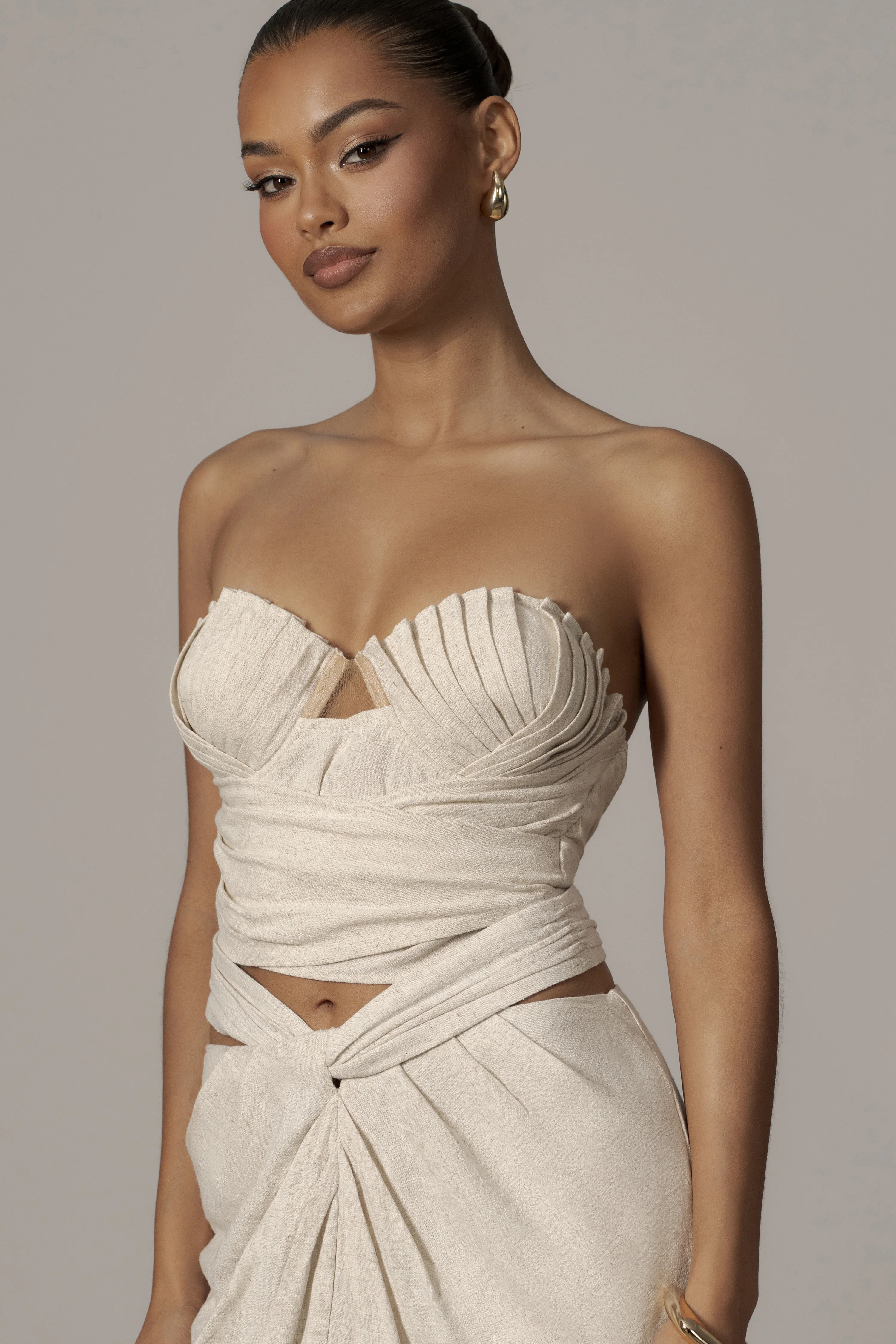 Natural Arielle Bustier Top - Image 9
