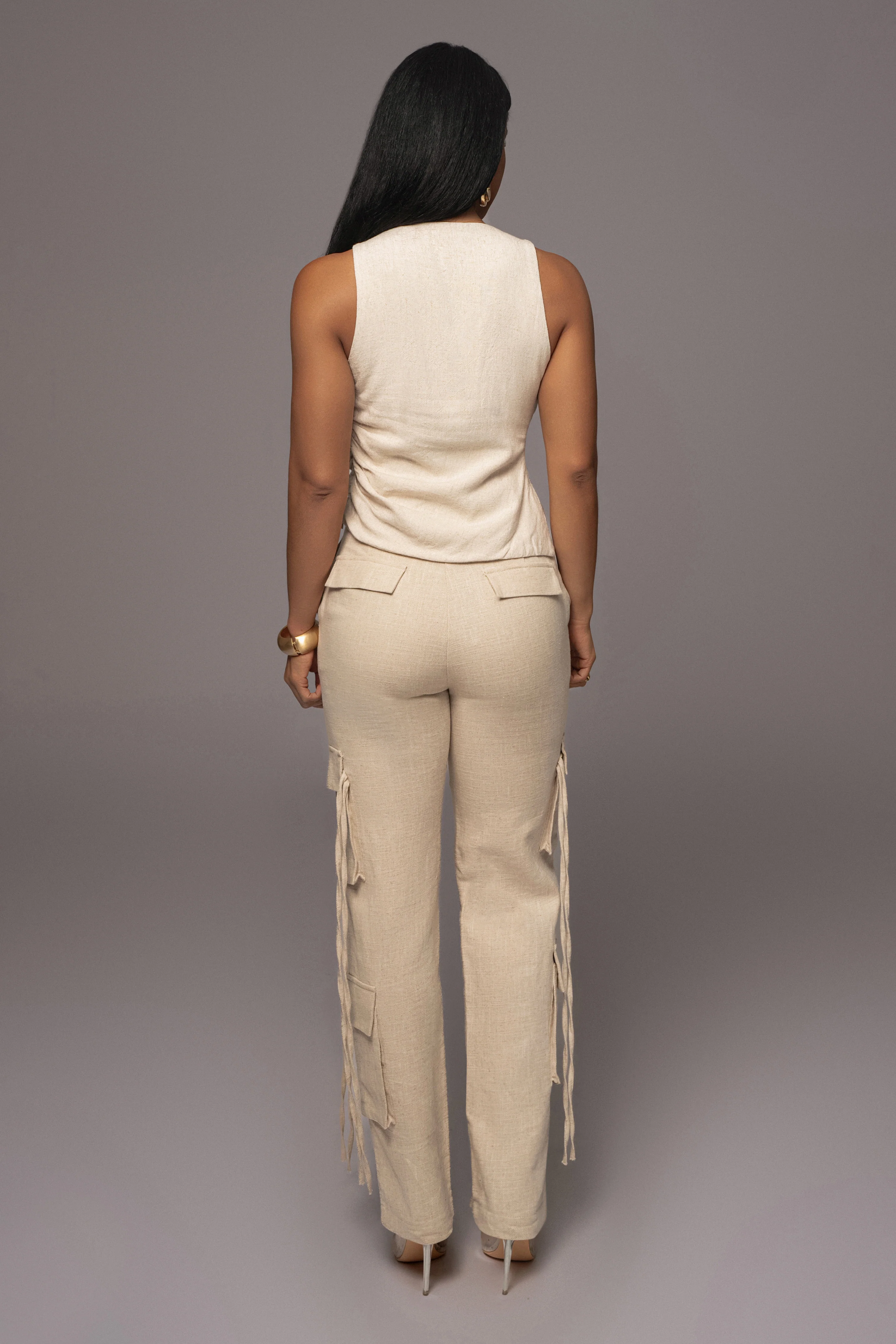 Natural Better Half Linen Utility Pants - Image 15